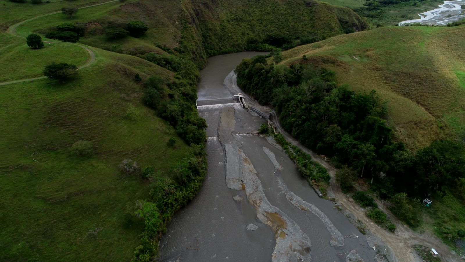 DJI FC6310 sample photo. Intake, of bugalagrande, andalusia photography