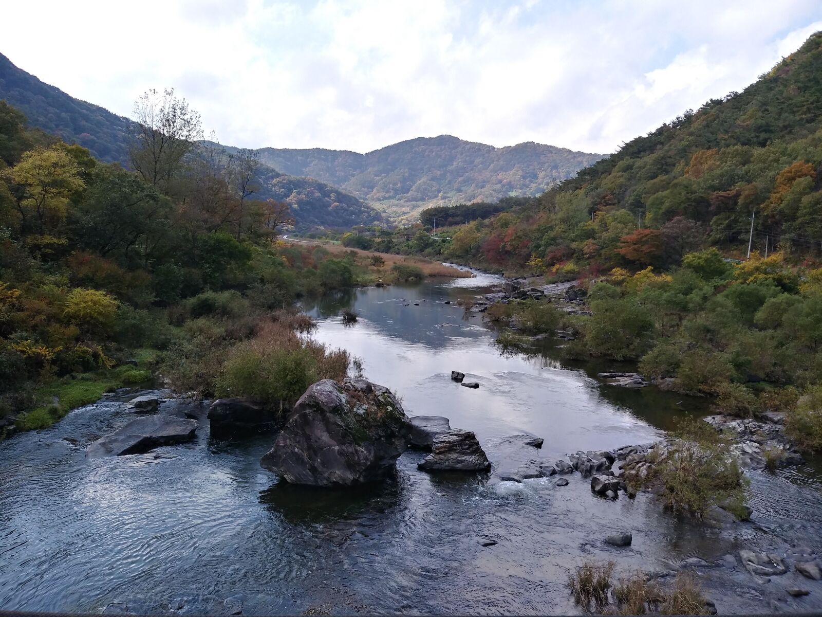 LG Q6 sample photo. Damyang, river, scenery photography