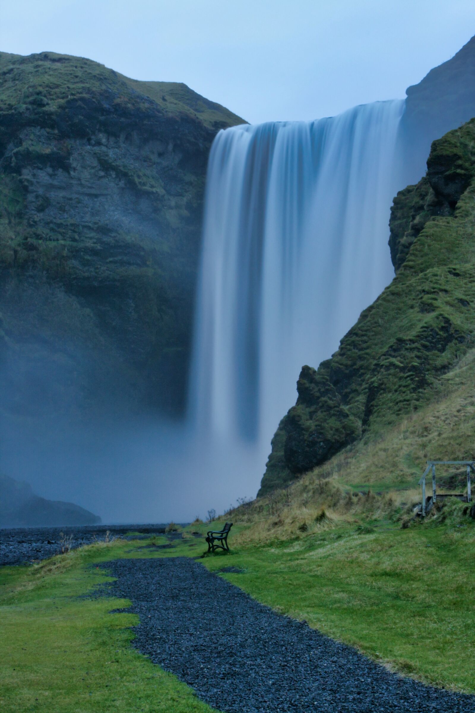 Canon EOS 400D (EOS Digital Rebel XTi / EOS Kiss Digital X) sample photo. Waterfall, iceland, nature photography