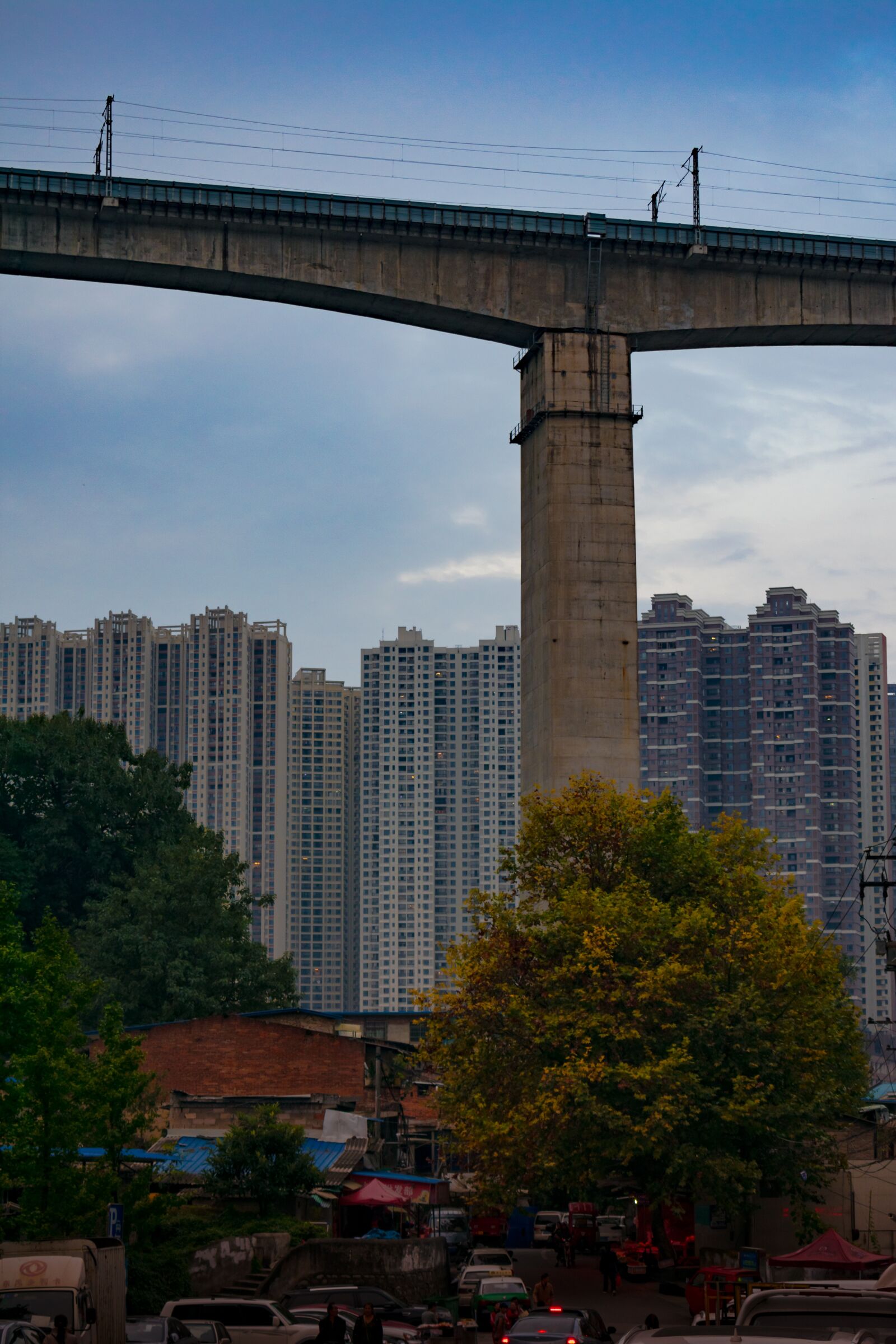 Nikon D3400 sample photo. Guizhou, guiyang, overpass photography