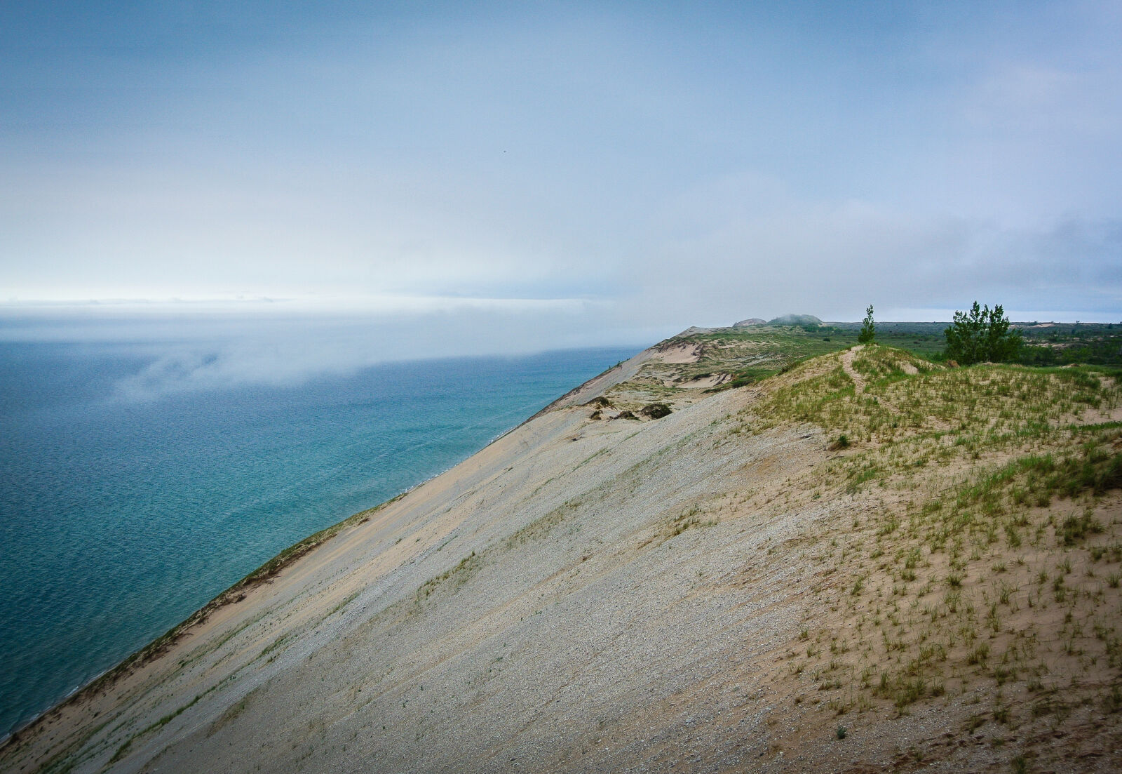 Nikon 1 Nikkor VR 10-30mm F3.5-5.6 sample photo. Blue, water, clouds, dunes photography