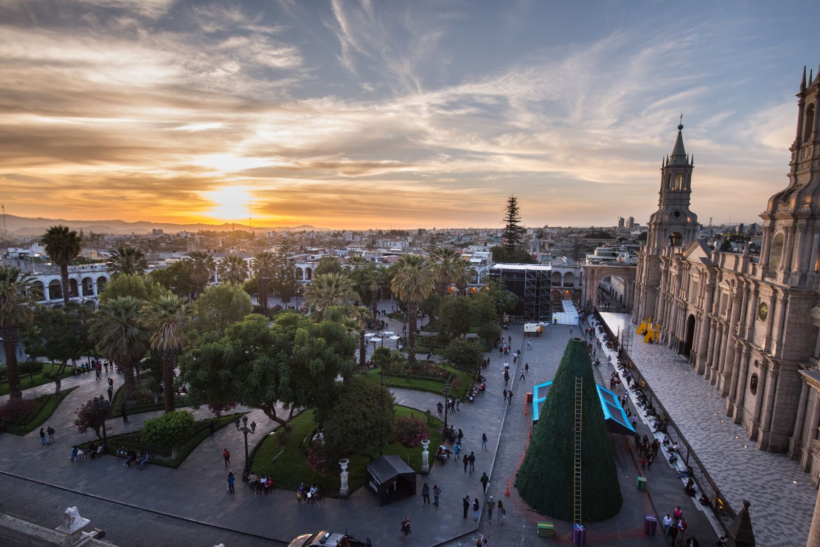 Nikon D610 sample photo. Plaza, arequipa, peru photography