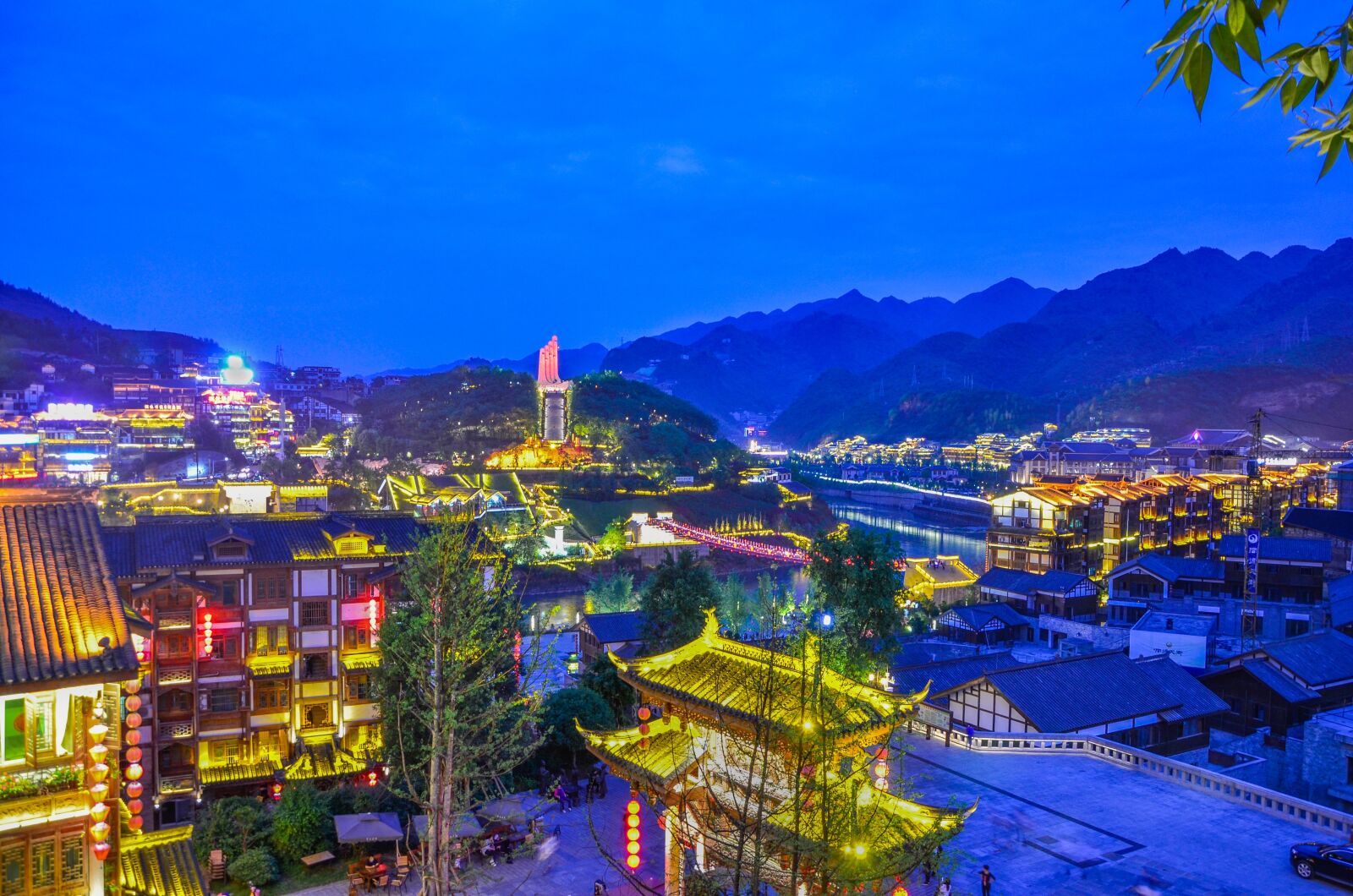 Nikon D7000 sample photo. The ancient town, night photography