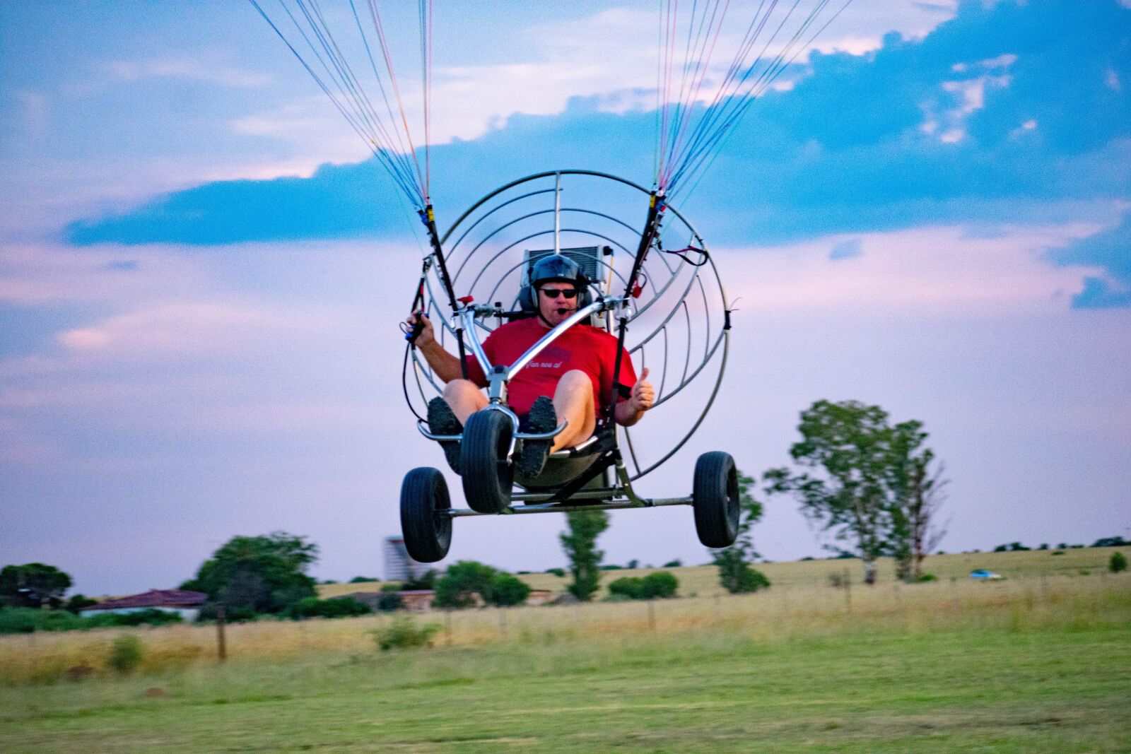Nikon D3400 sample photo. Paramotor, flight, paragliding photography