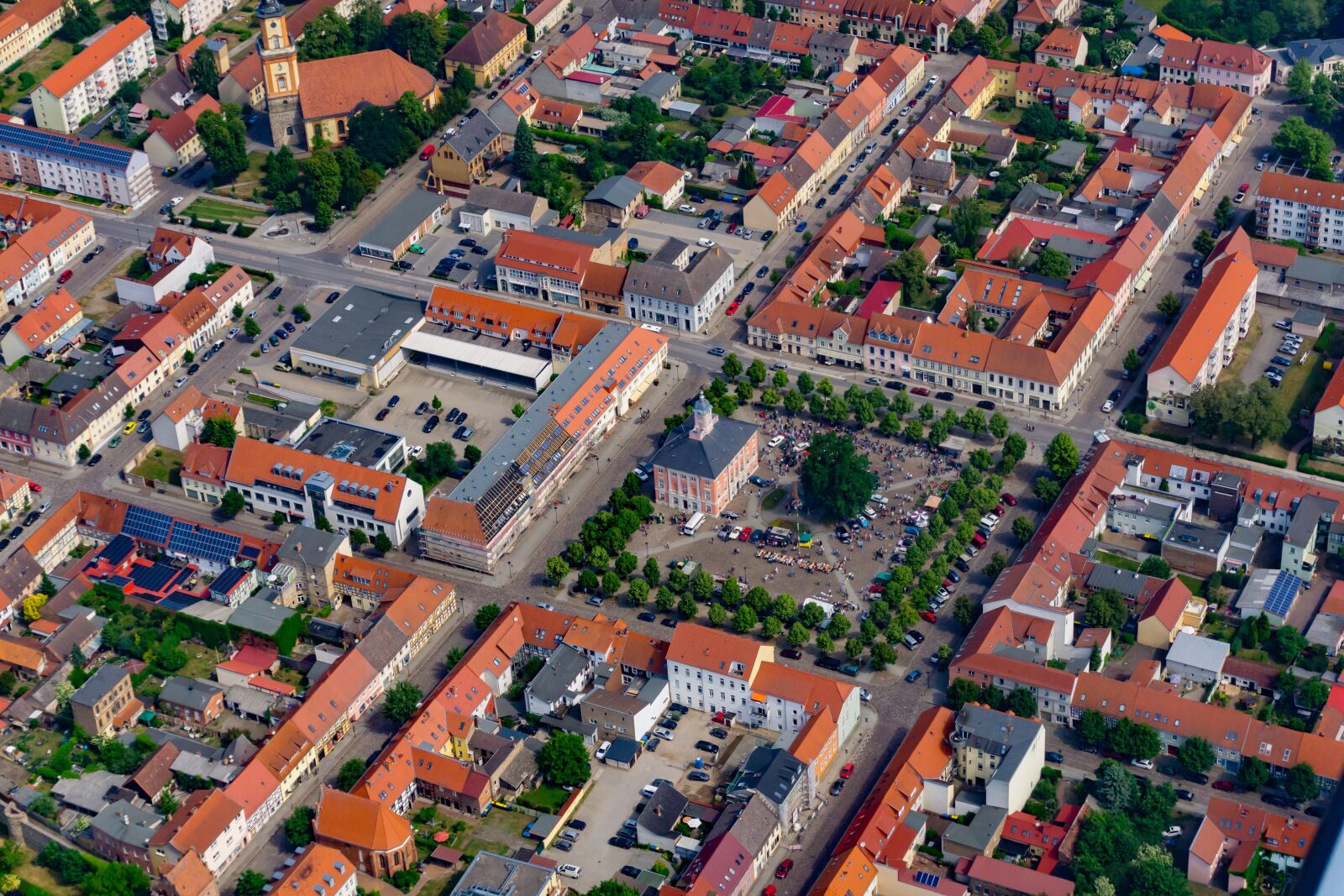Sony a6000 sample photo. Aerial view, templin, uckermark photography