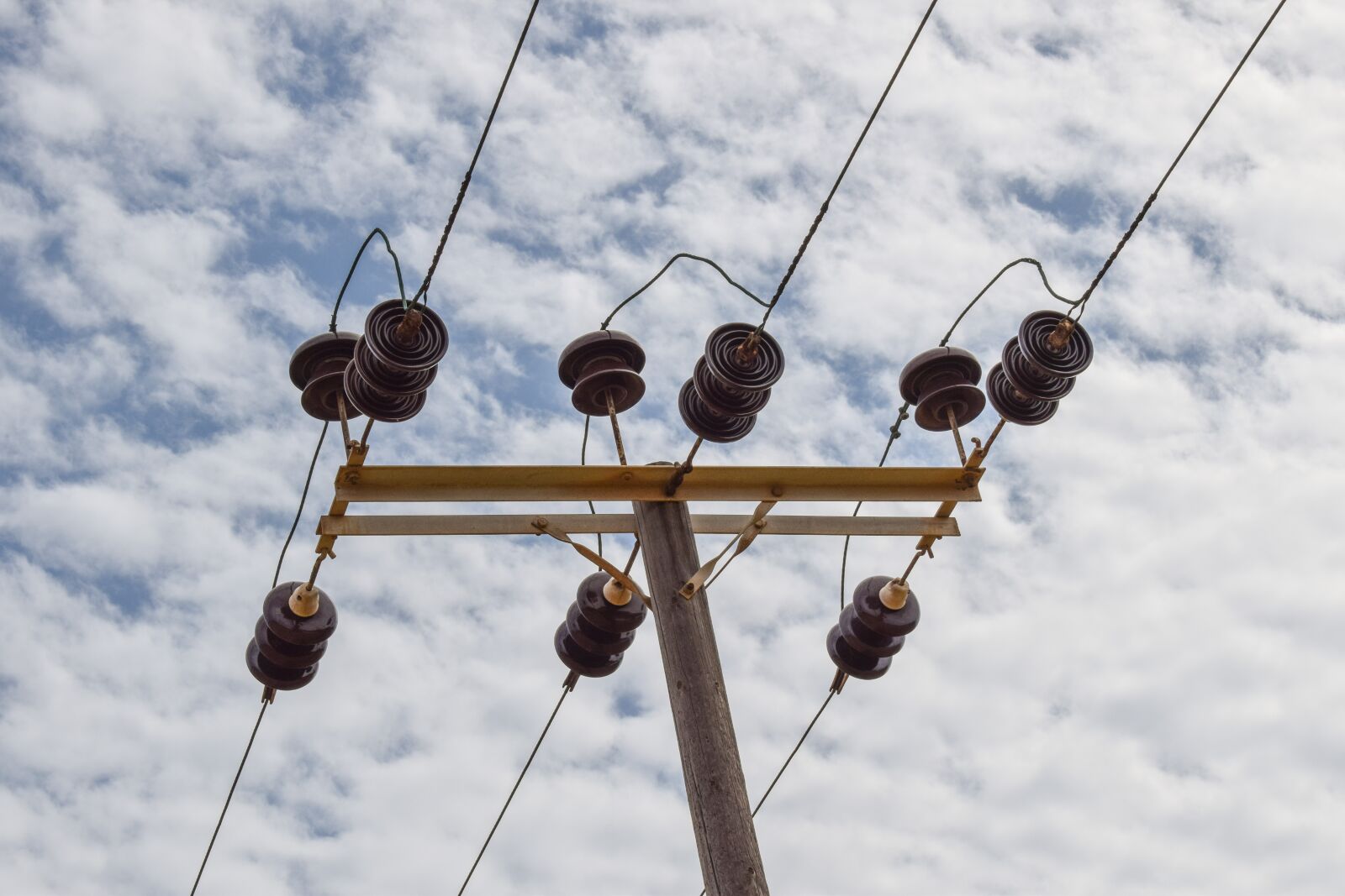 Nikon D3300 sample photo. Pole, wires, telephone photography