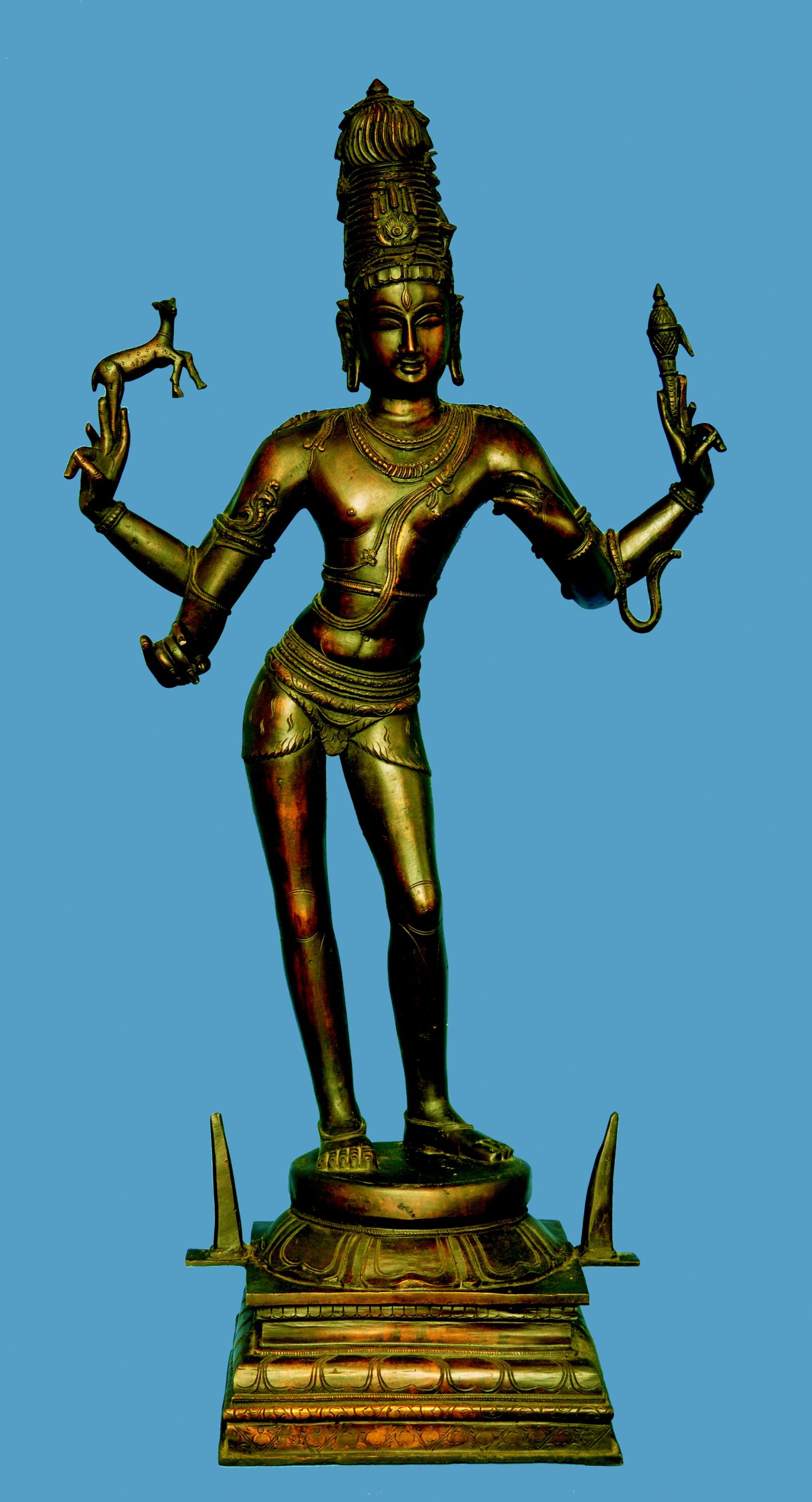 Nikon D90 sample photo. Veenadhara, shiva, bronze southindian photography