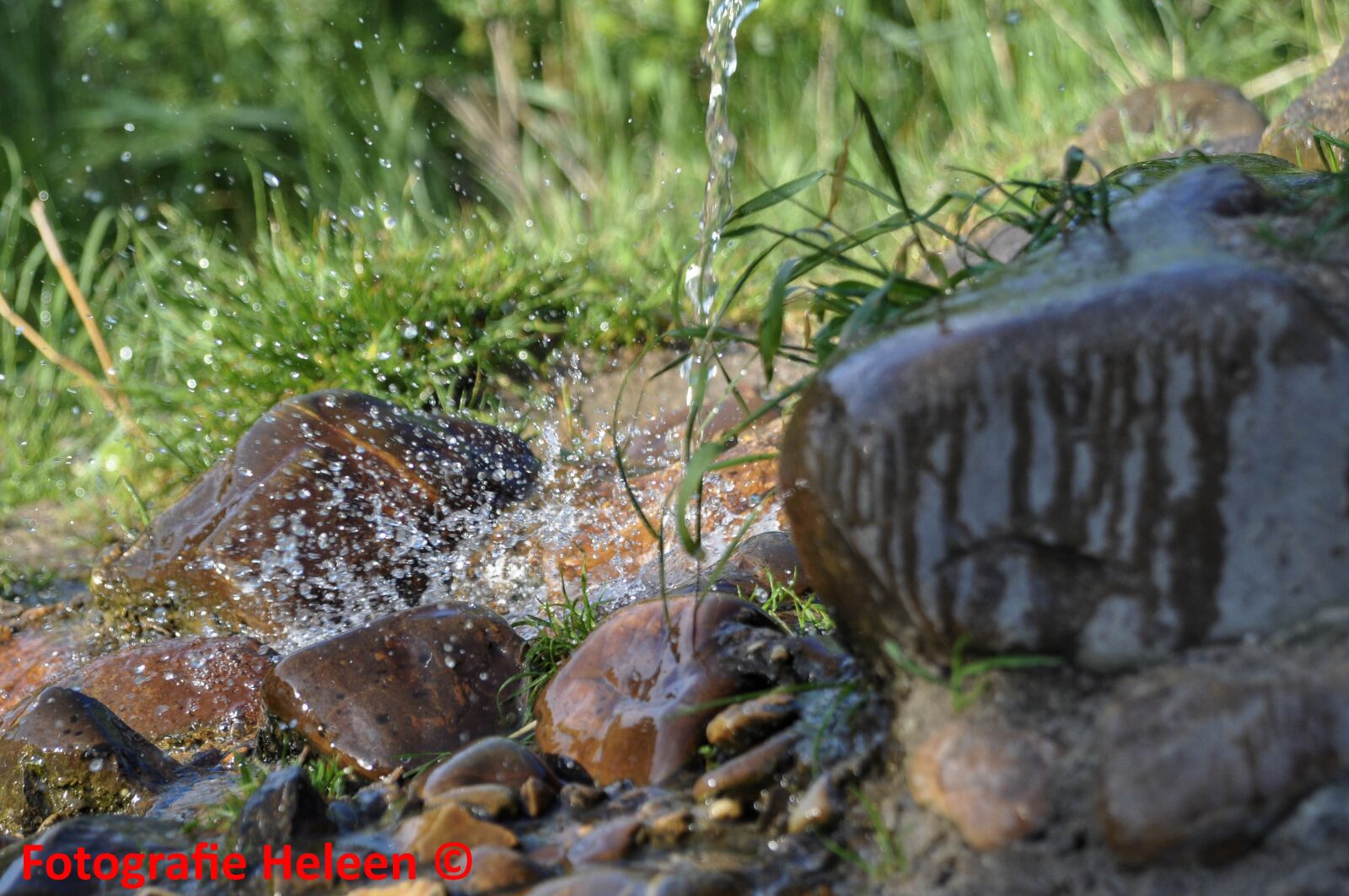 Nikon D90 sample photo. Water, rock, stones photography