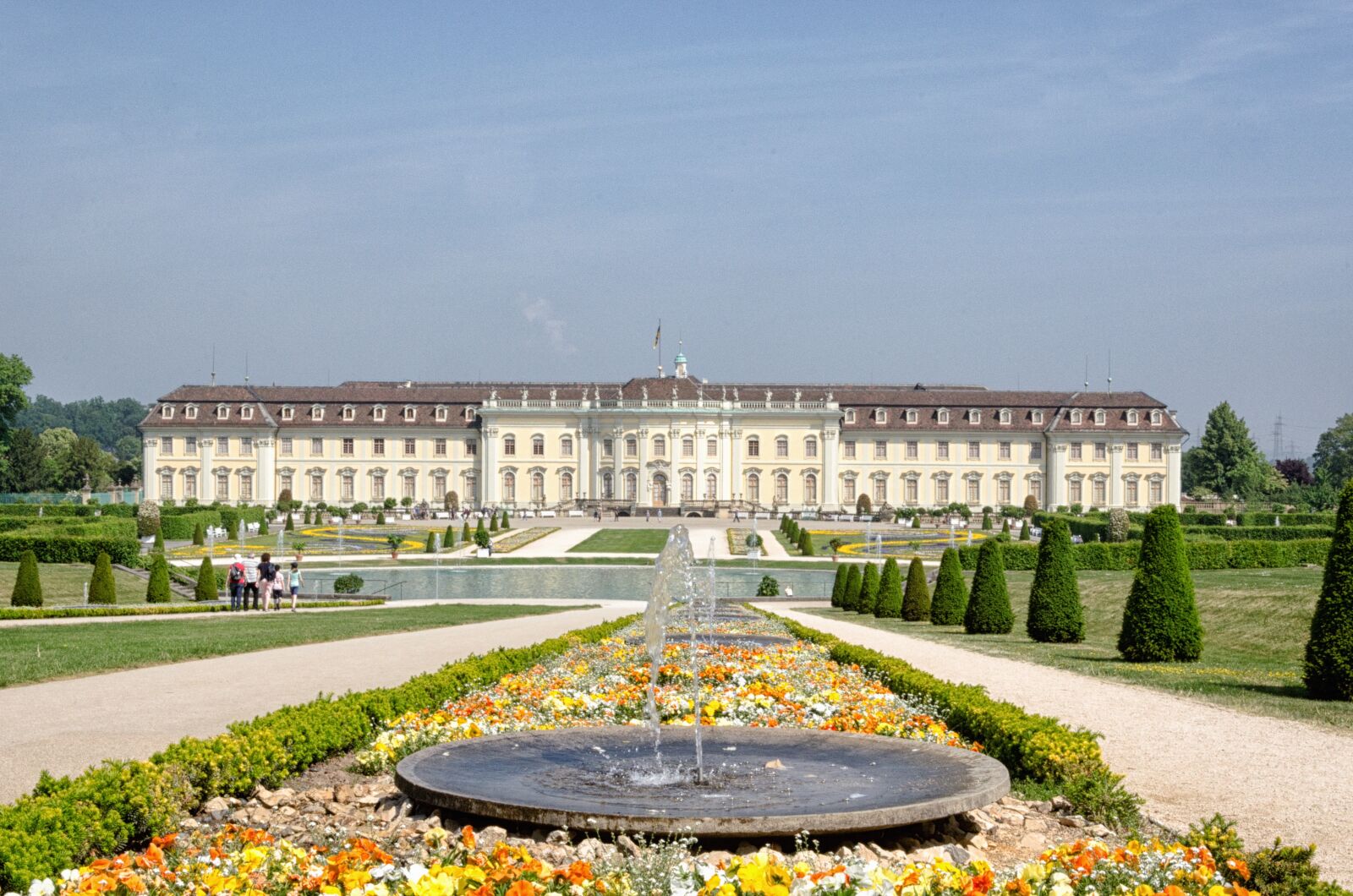 Nikon D5100 sample photo. Castle, ludwigsburg germany, baroque photography