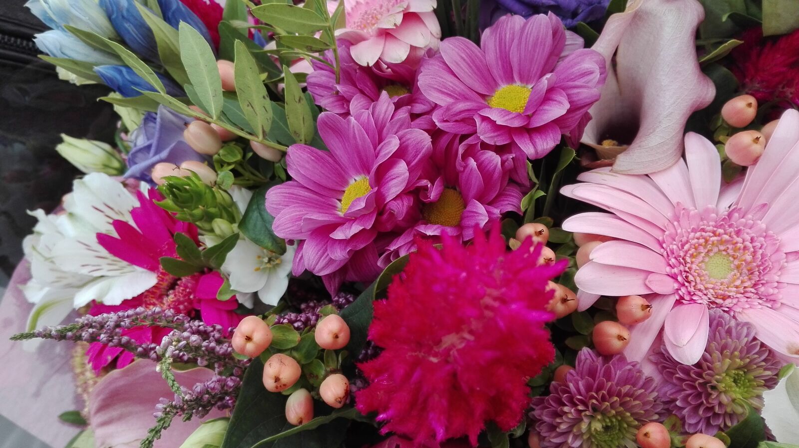 HUAWEI P8 Lite sample photo. Flowers, bouquet, hardcover flower photography