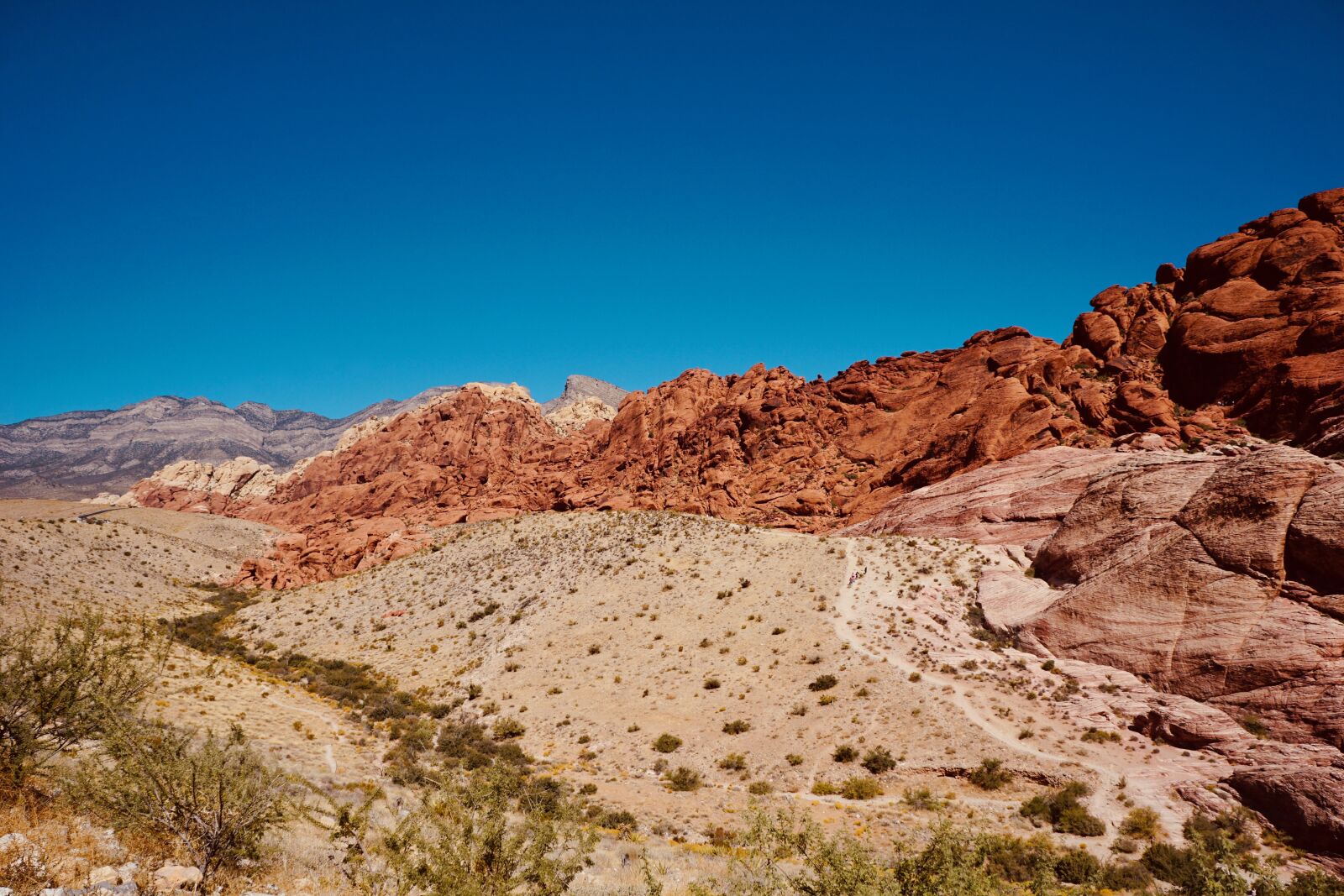 Sony a6000 + Sony E 18-55mm F3.5-5.6 OSS sample photo. Desert, mountain, rocks photography