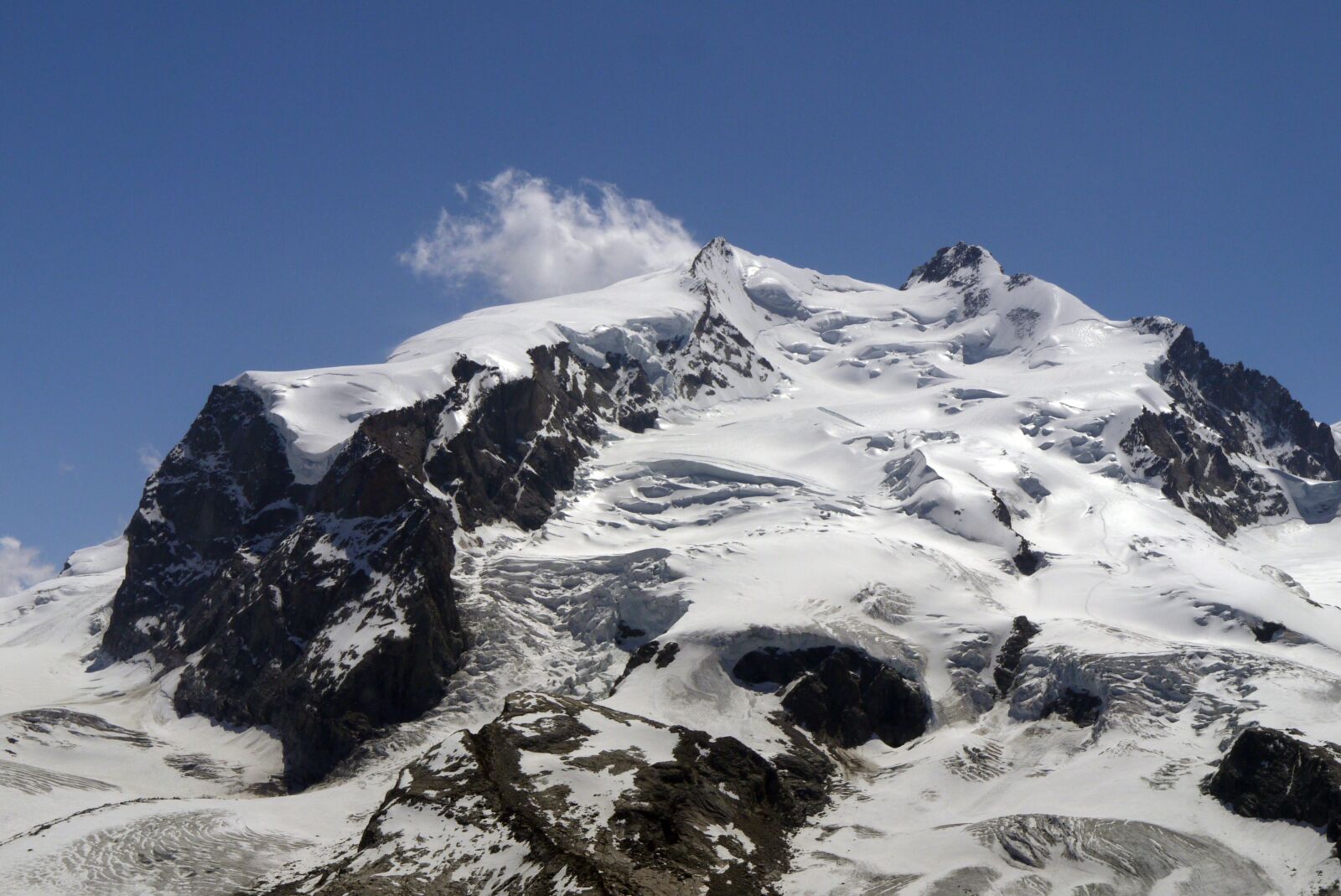 Panasonic Lumix DMC-G1 sample photo. Monterosa, dufour peak, northrend photography