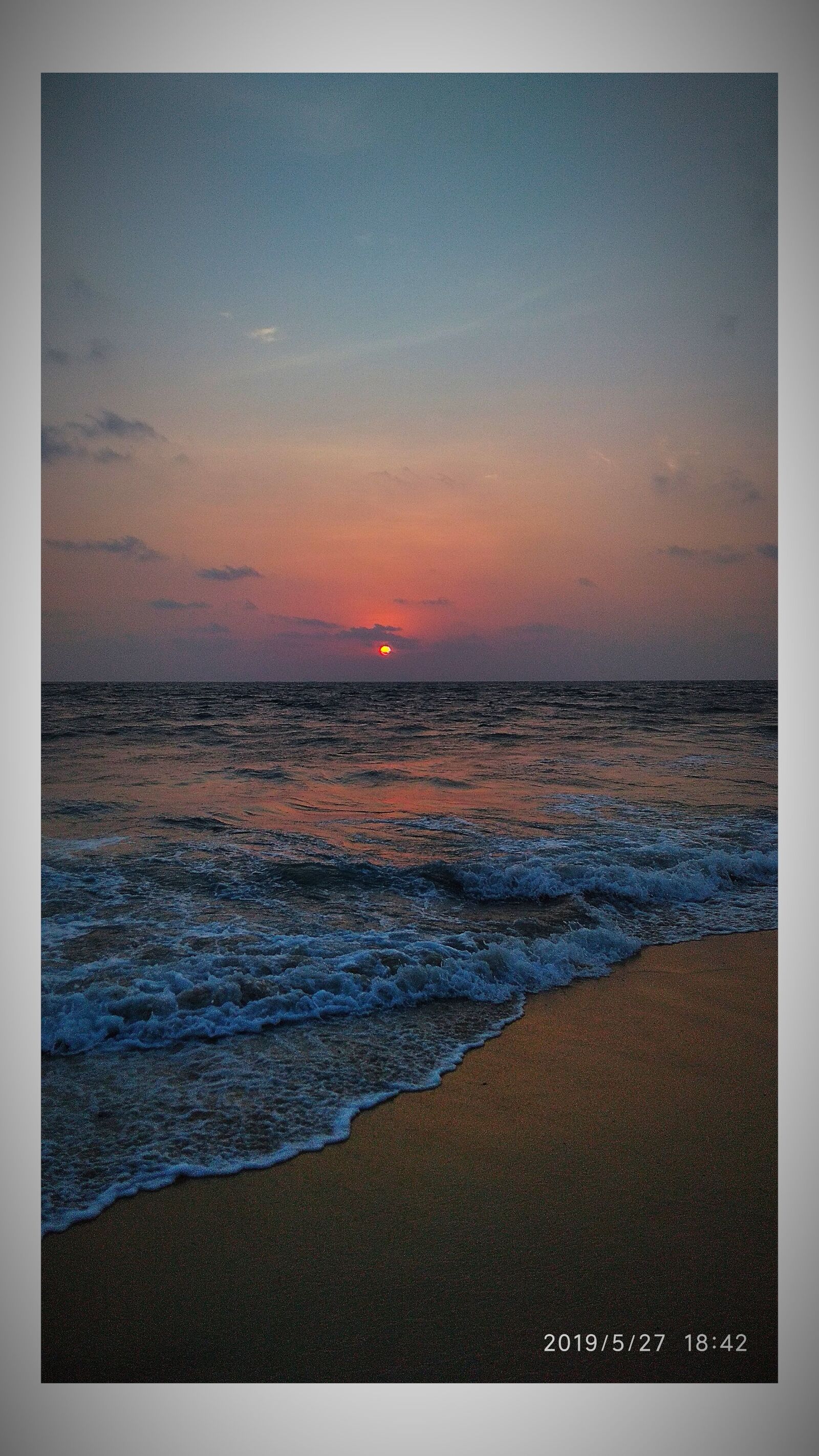 Xiaomi Redmi Note 5 sample photo. Sunset, nature, sea photography