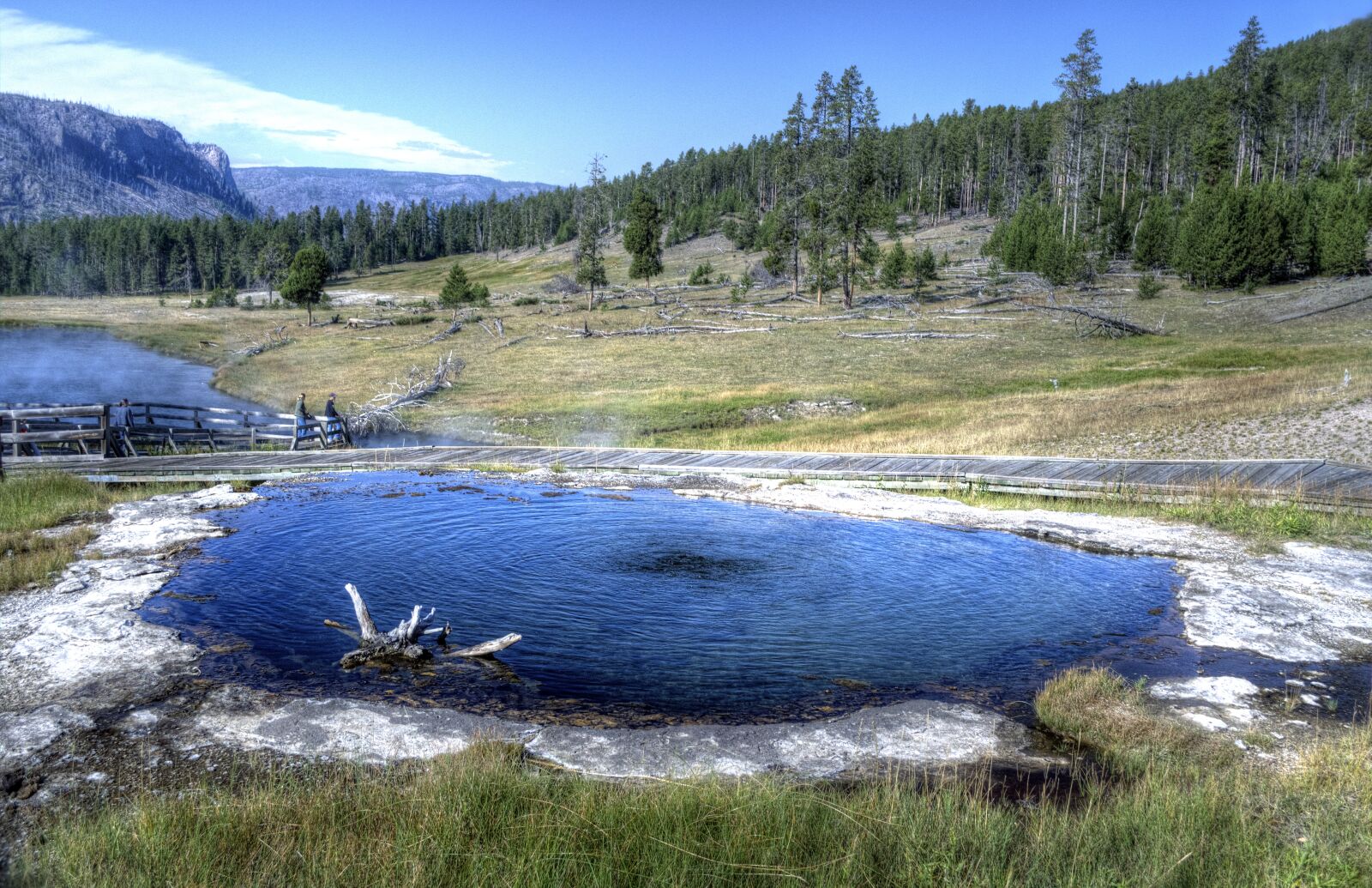 Nikon D5100 sample photo. Terrace hot springs, yellowstone photography