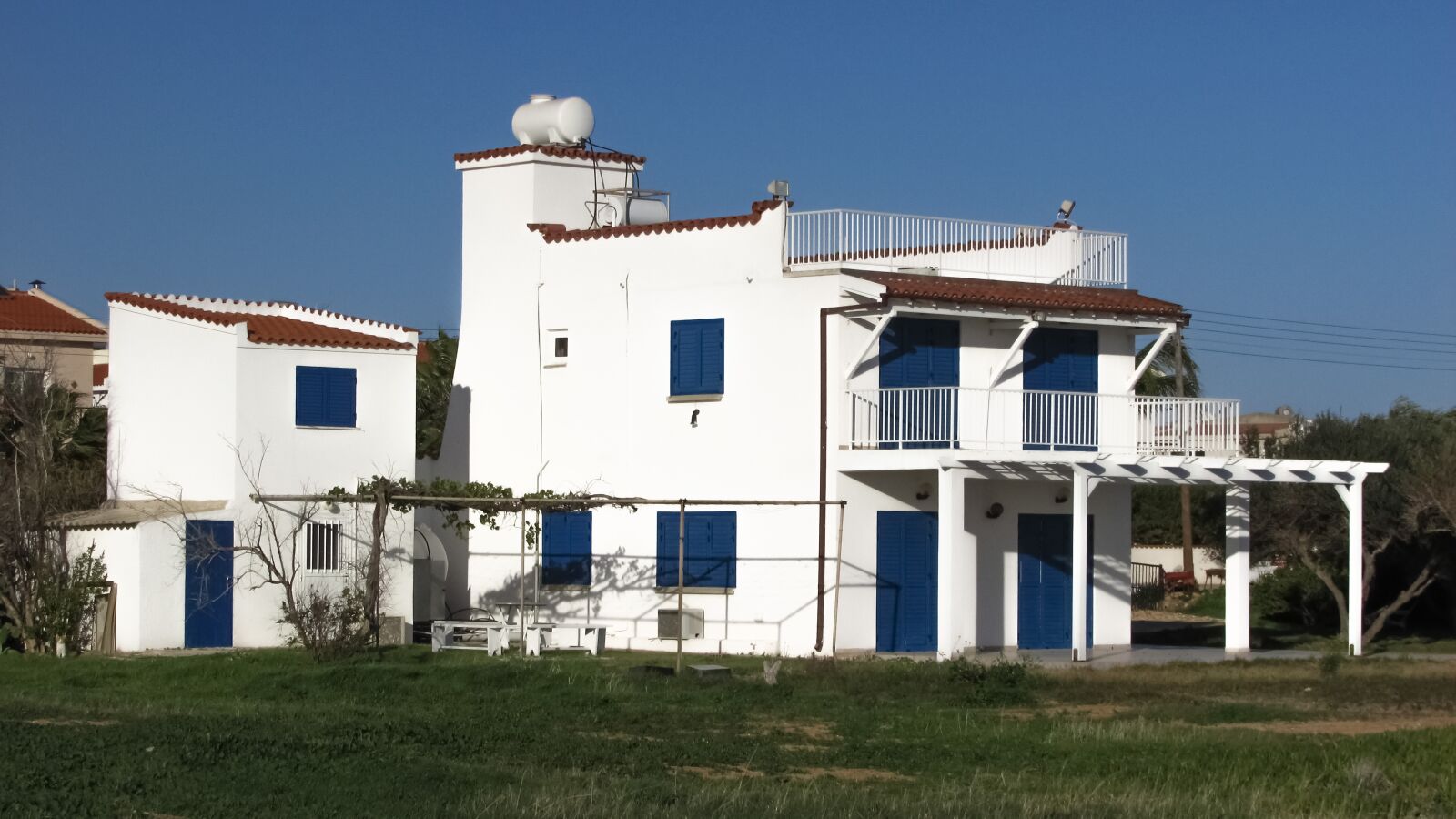 Canon PowerShot SX400 IS sample photo. Beach house, property, house photography