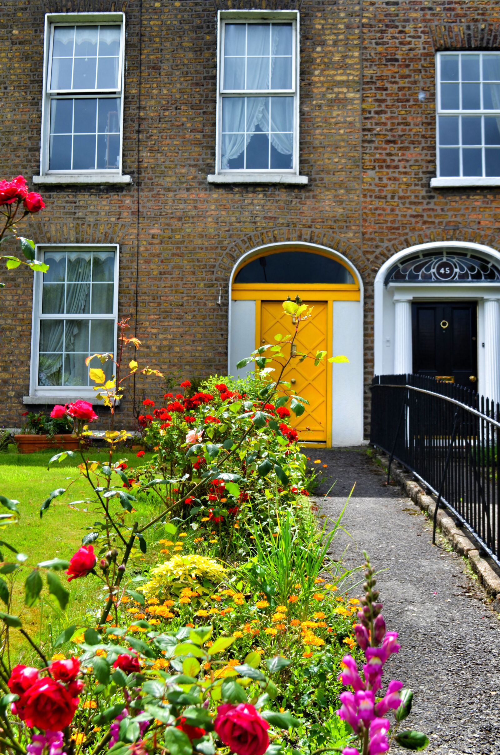 Nikon D5100 sample photo. Doors, flowers, sunshine photography