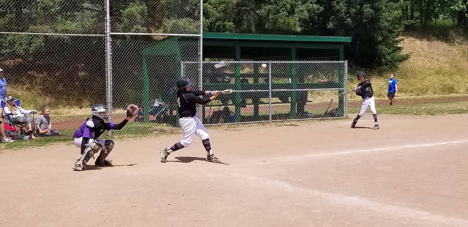 Samsung Galaxy S8+ sample photo. Baseball, home run, catcher photography
