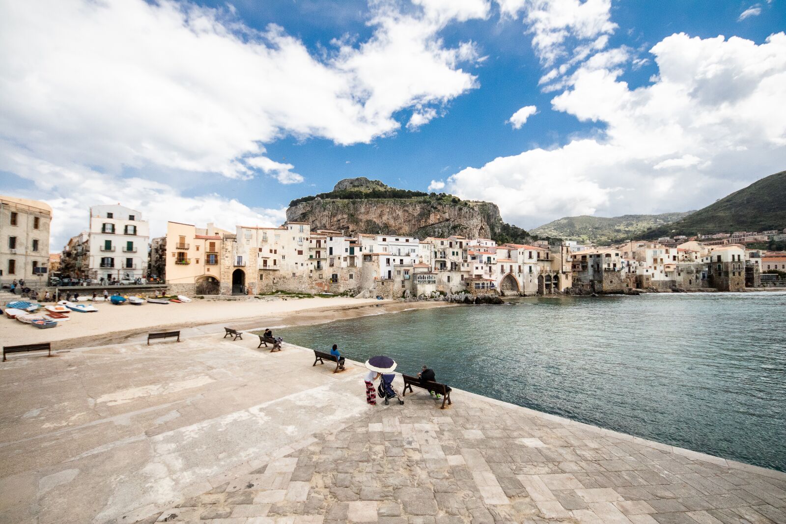 Canon EOS 80D sample photo. Cefalù, sicily, sea photography