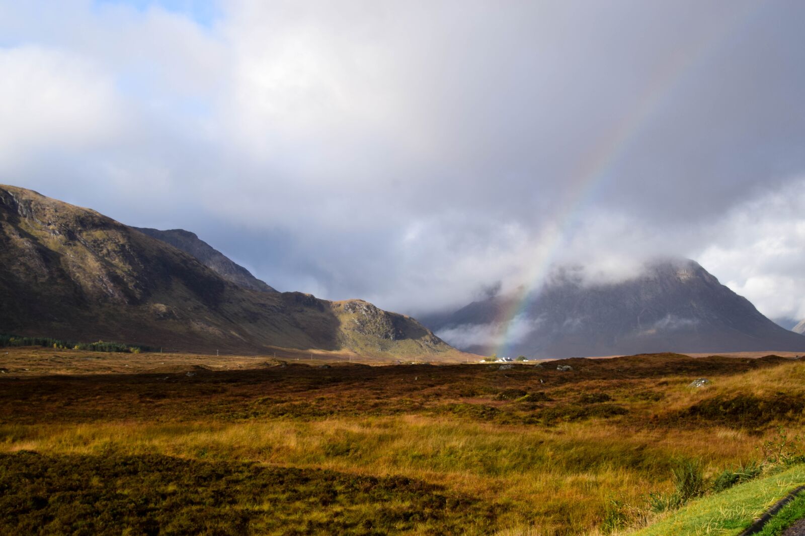 Nikon D5300 sample photo. Scotland, highland, rainbow photography