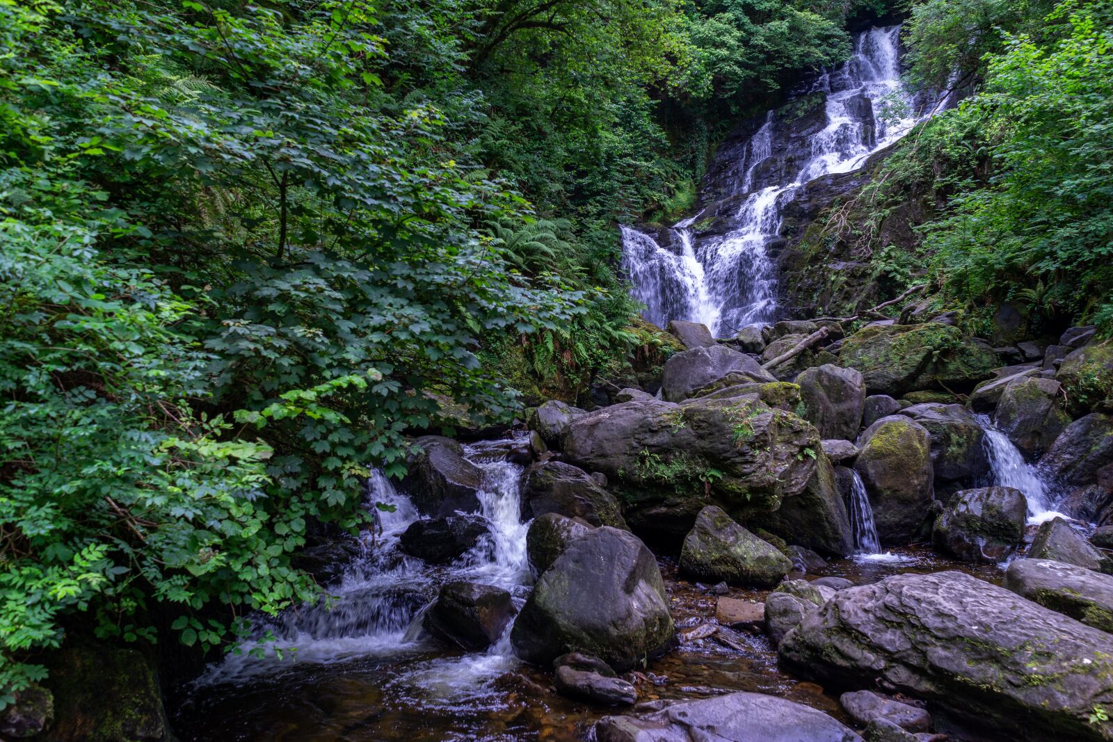 Sony a7 sample photo. Torc waterfall, waterfall, nature photography