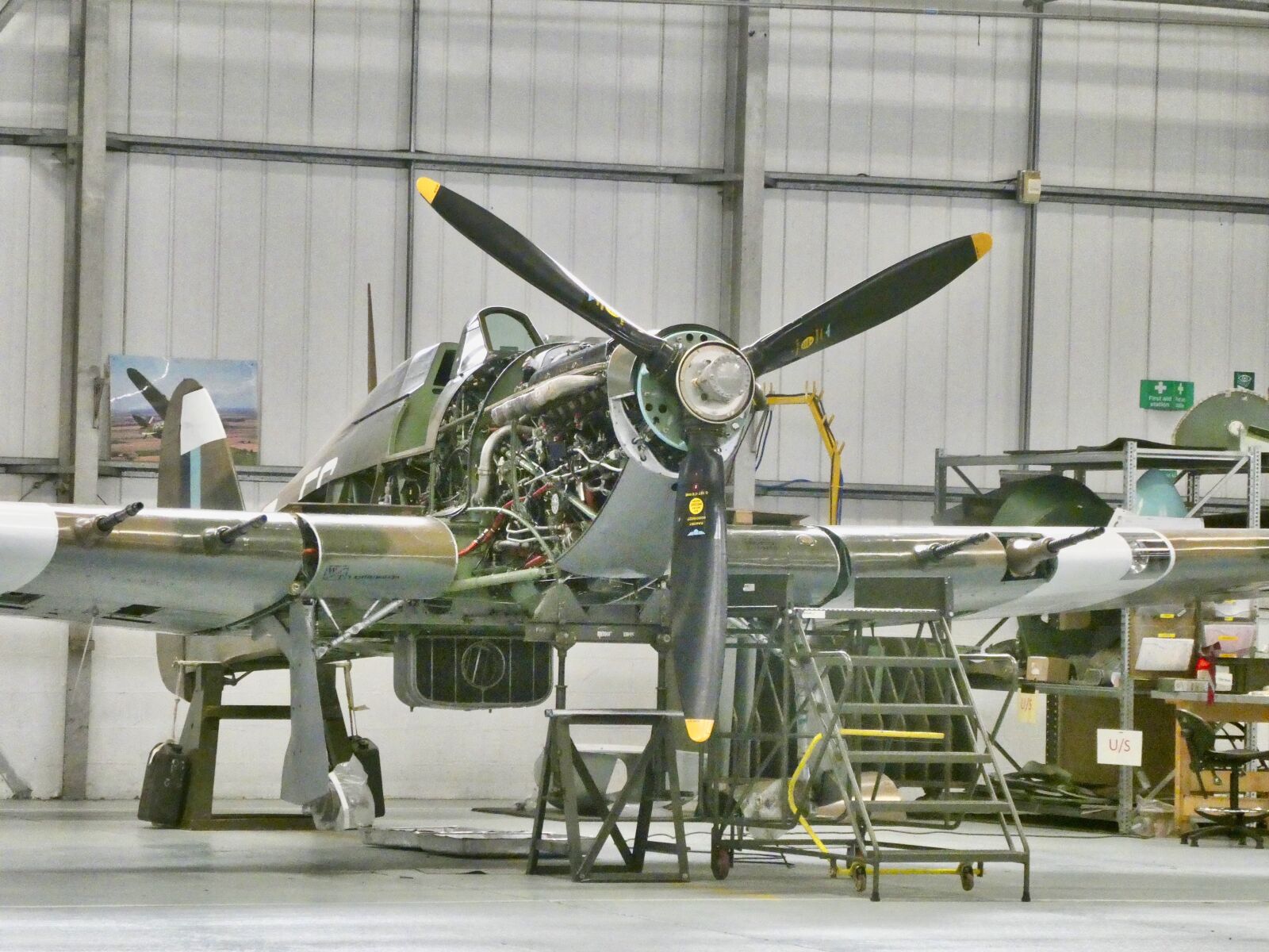Panasonic Lumix DC-ZS70 (Lumix DC-TZ90) sample photo. Spitfire, aircraft, museum photography