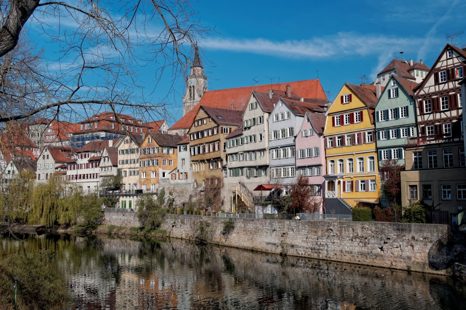 Nikon D50 sample photo. Tübingen, houses, facade photography