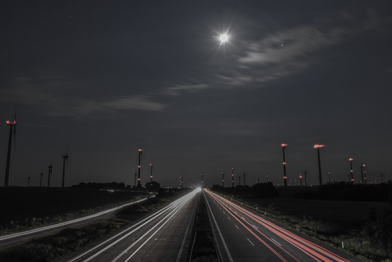 Nikon D3400 sample photo. Traffic, night, long exposure photography
