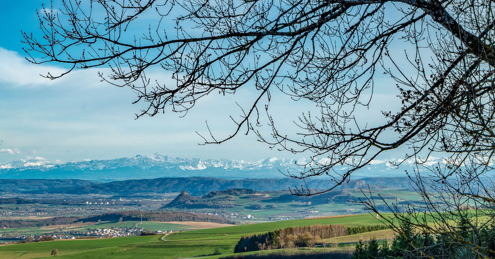 Pentax K-50 sample photo. Panorama, hegau, hegauer cone photography