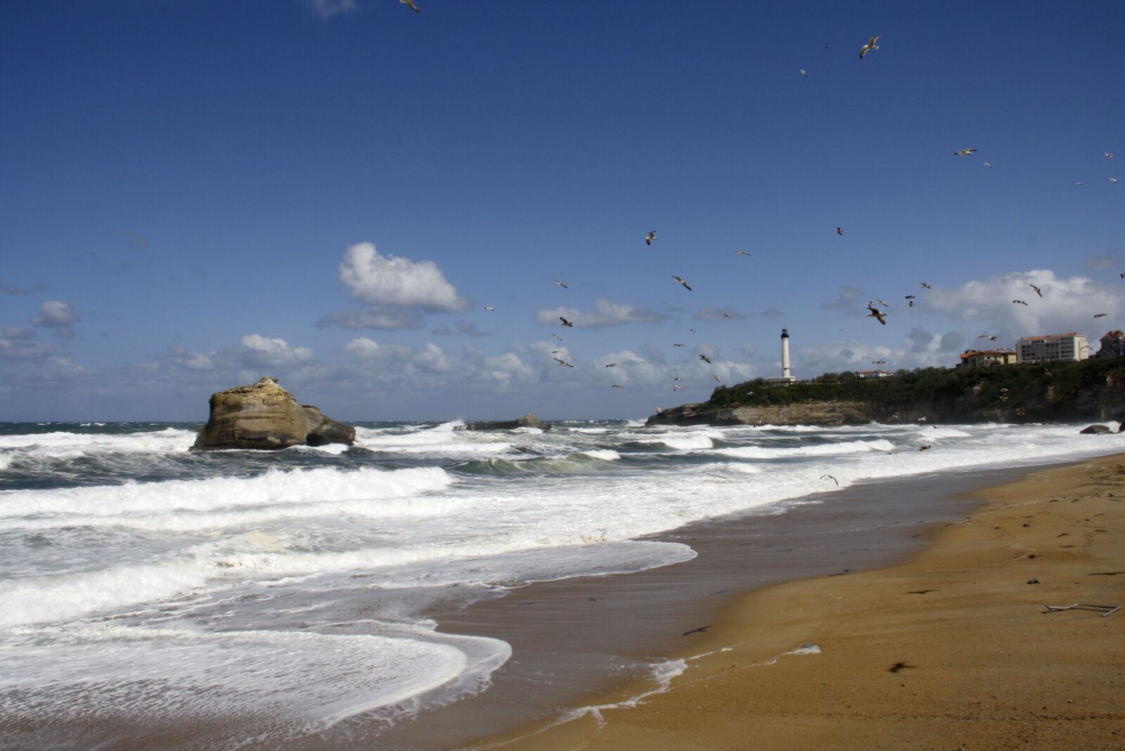 Canon EOS 1000D (EOS Digital Rebel XS / EOS Kiss F) sample photo. Sea, beach, lighthouse photography