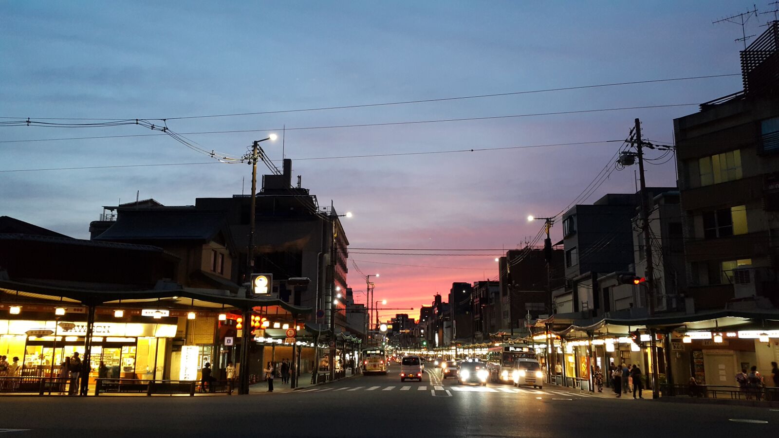 Samsung Galaxy Note4 sample photo. Gion, kyoto, sunset photography