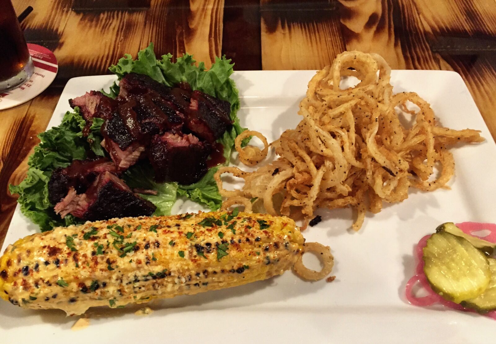Apple iPhone 6 sample photo. Barbecue, corn, meat photography