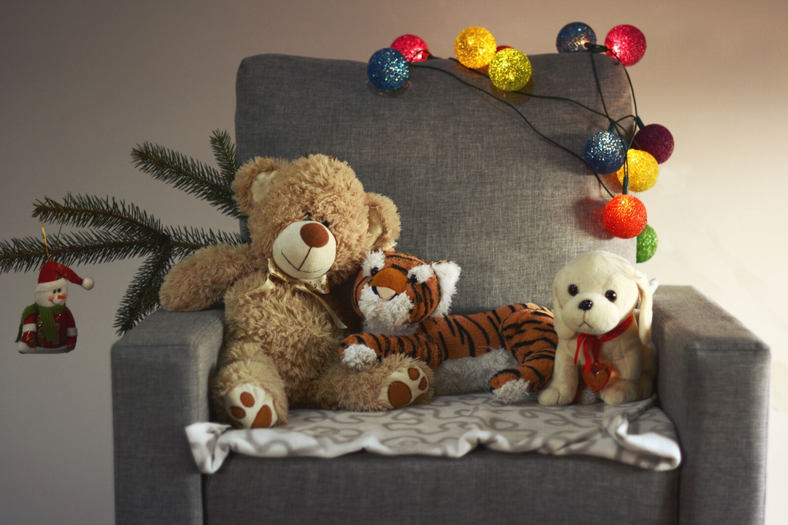 Nikon D7100 sample photo. Armchair, holidays, toys photography