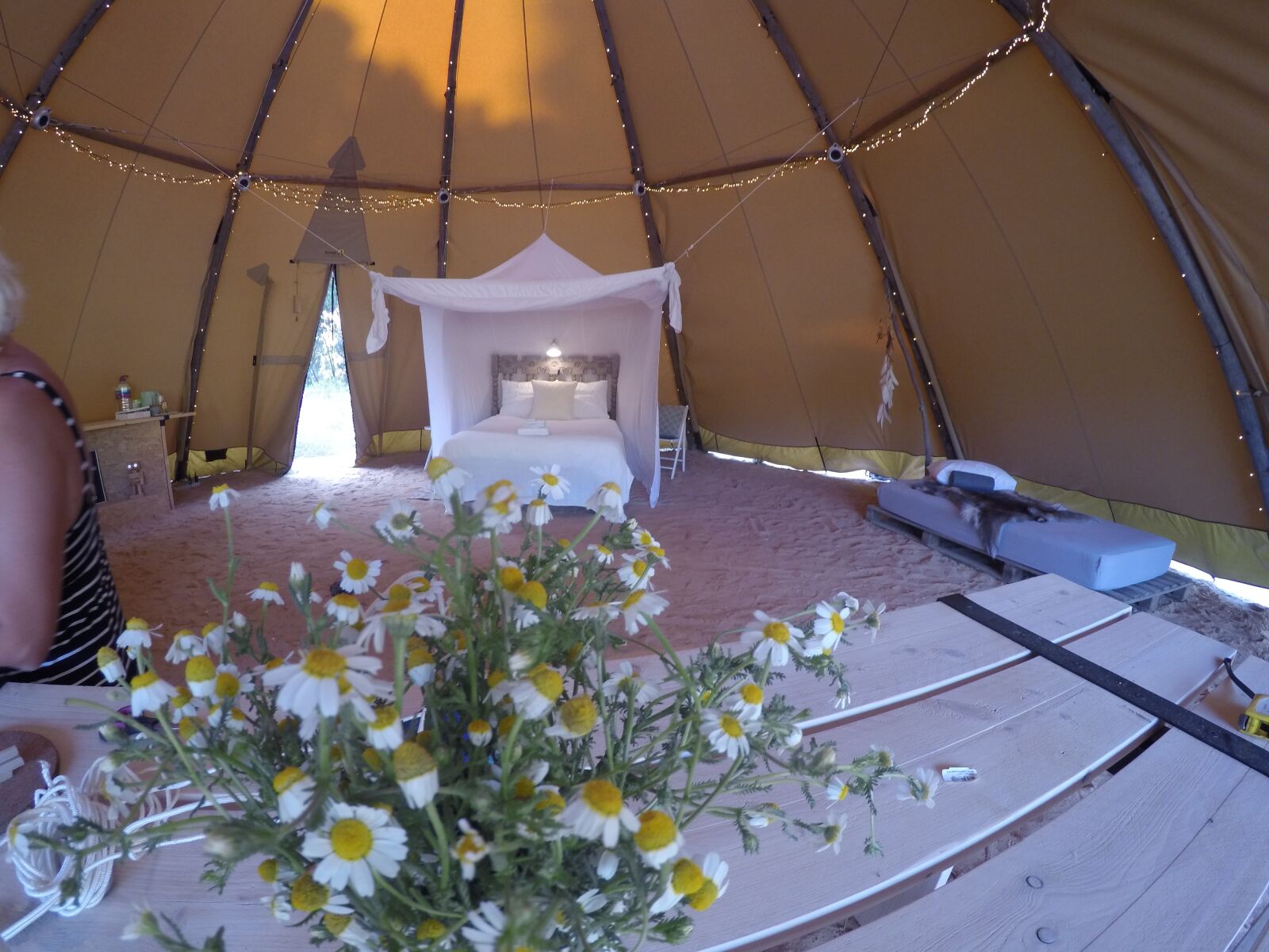 GoPro HERO4 Silver sample photo. Tipi, tent, camping photography