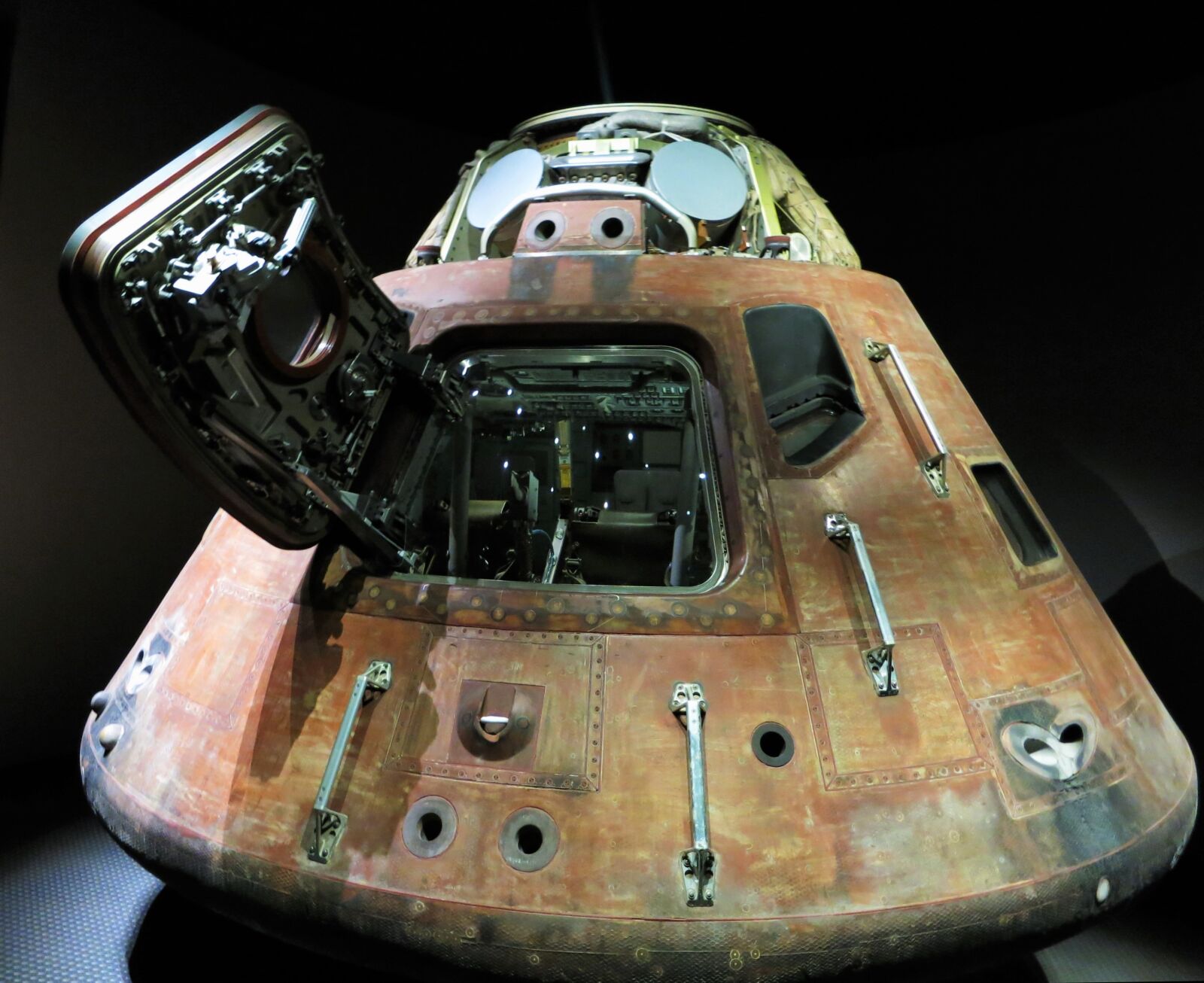 Canon PowerShot S110 sample photo. Landing capsule, kennedy space photography