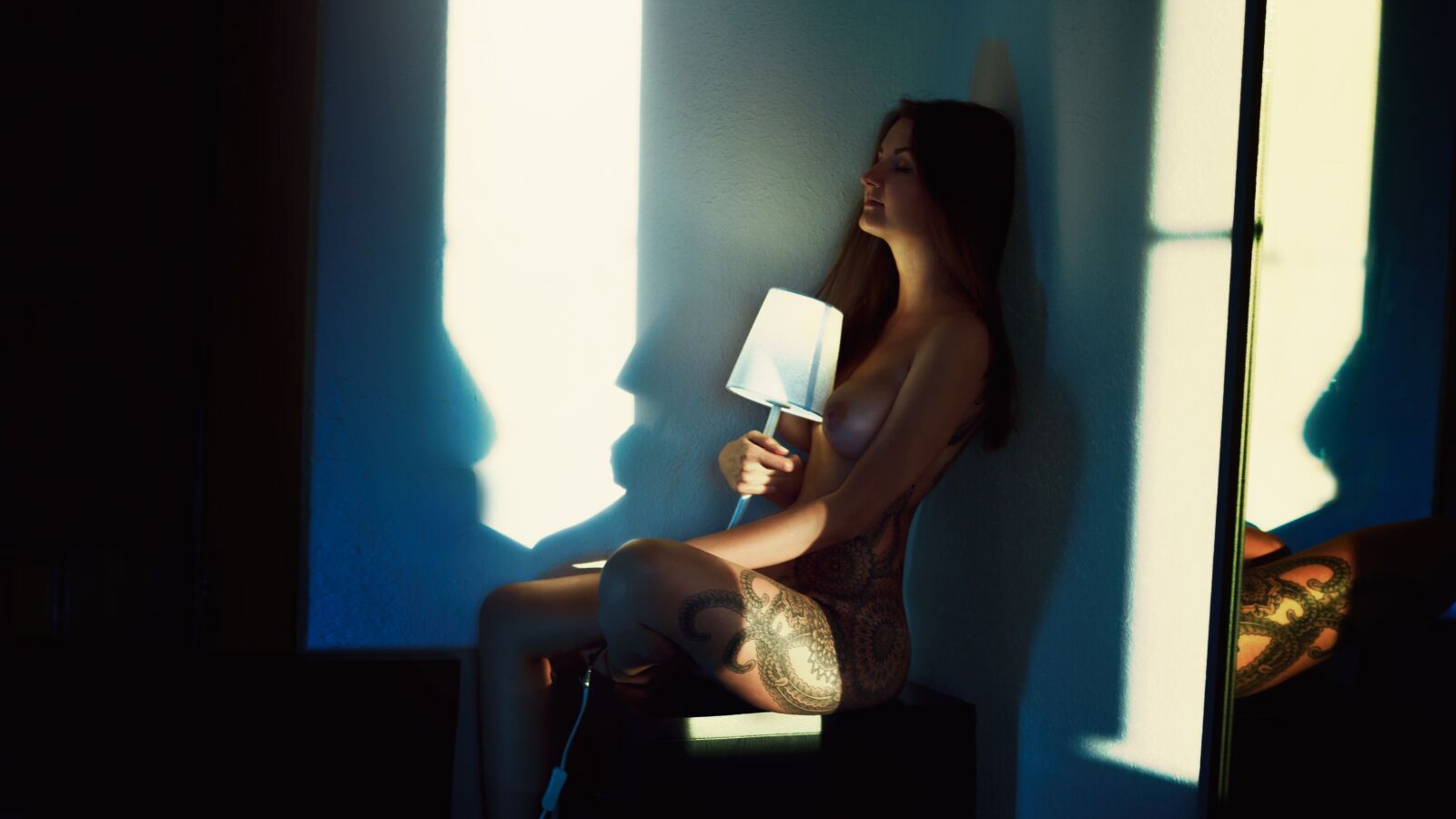 Canon EOS 60D sample photo. Girl, tattoo, naked photography