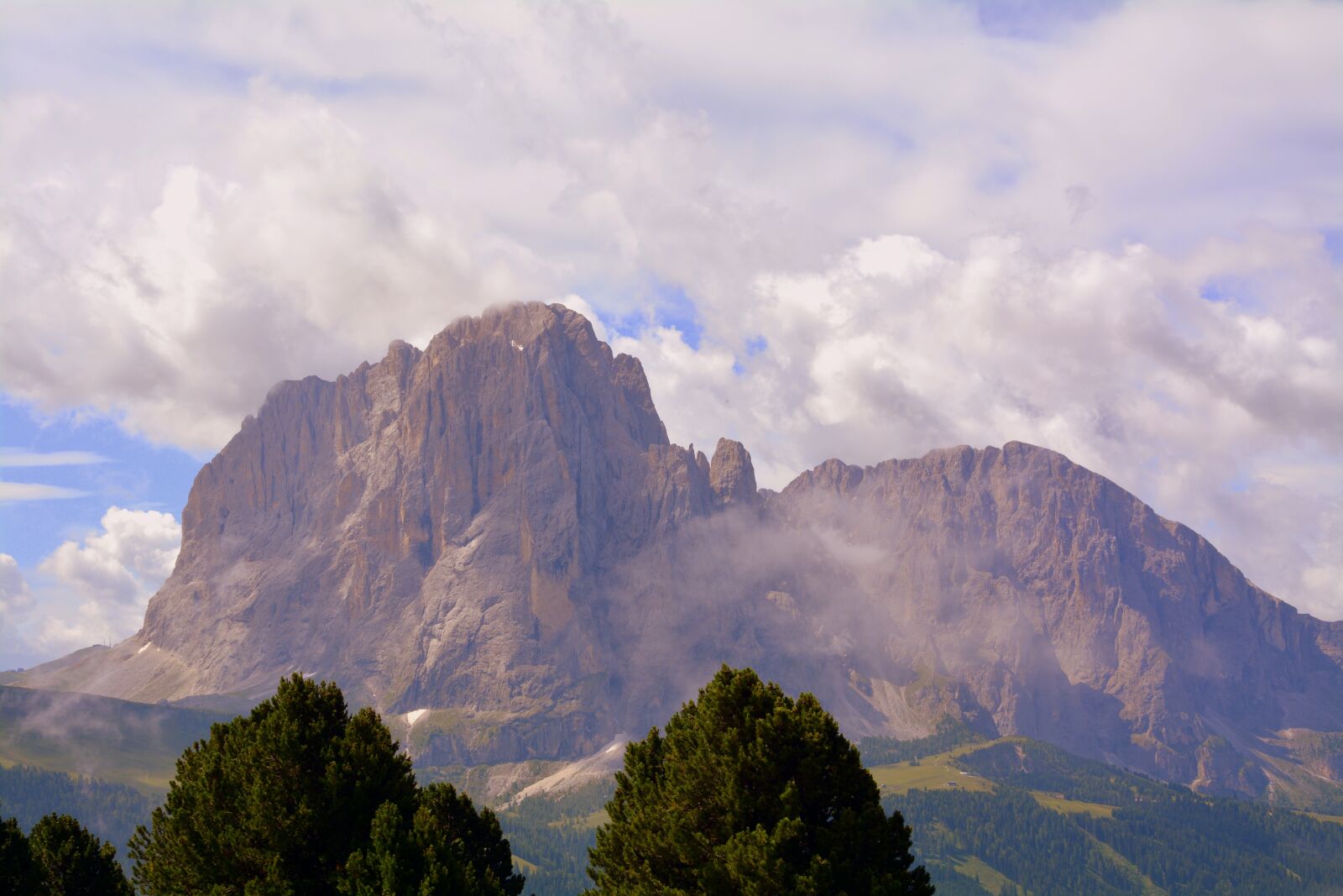 Nikon D7100 sample photo. Dolomites, mountain, trees photography