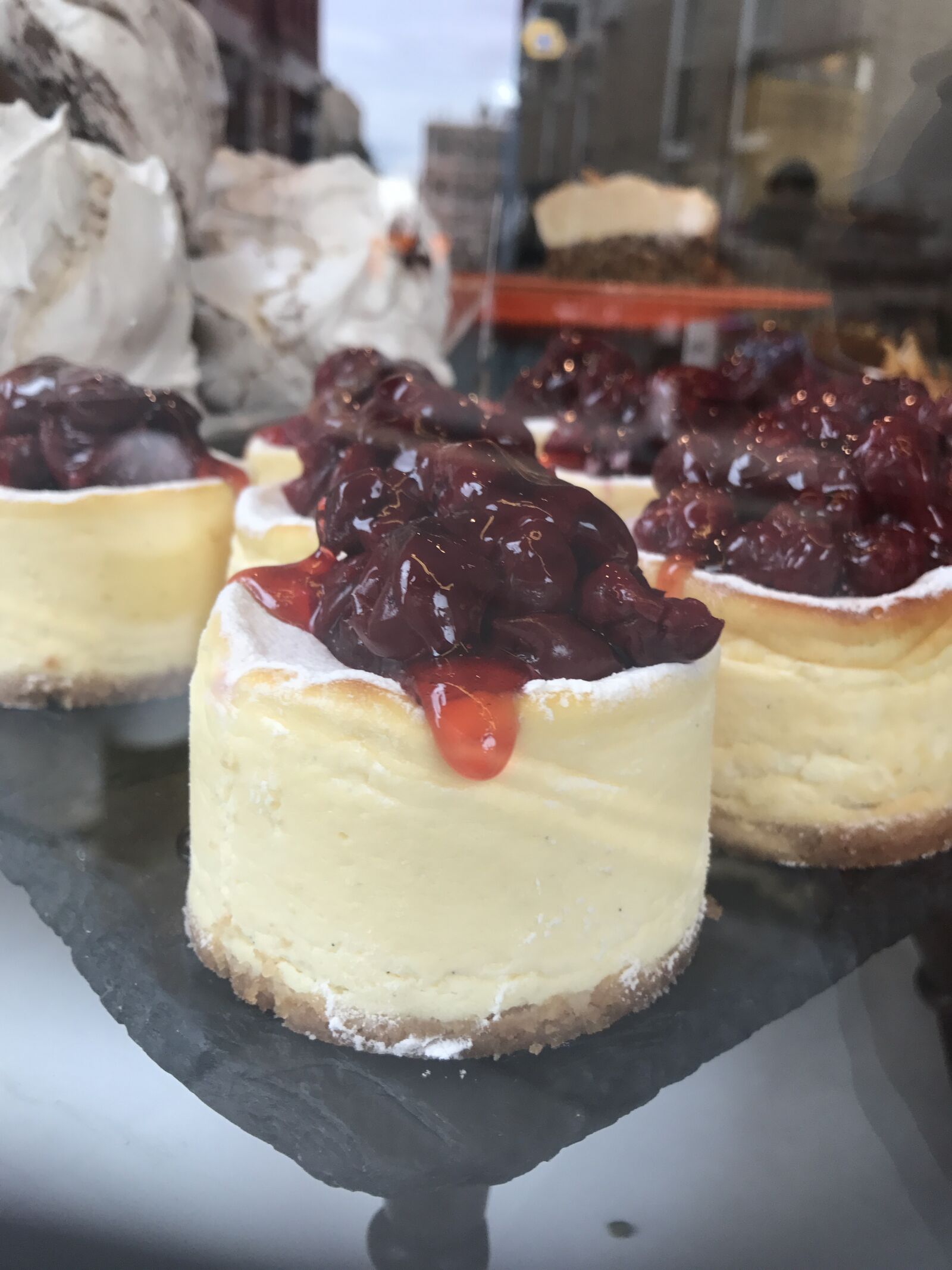 iPhone 7 back camera 3.99mm f/1.8 sample photo. Bakery, cheesecake, dessert, desserts photography