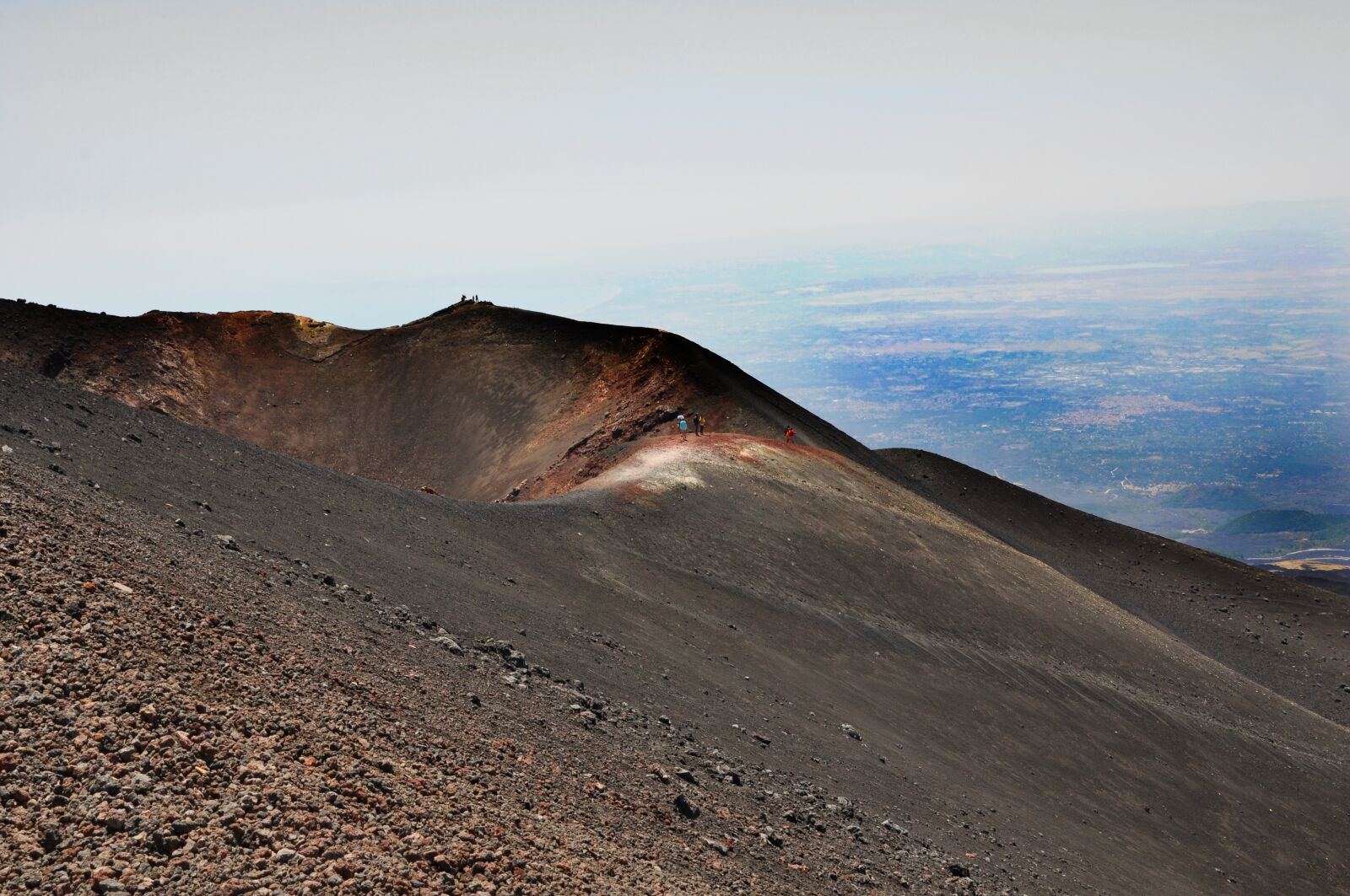 Nikon D90 sample photo. Etna, volcano, crater photography