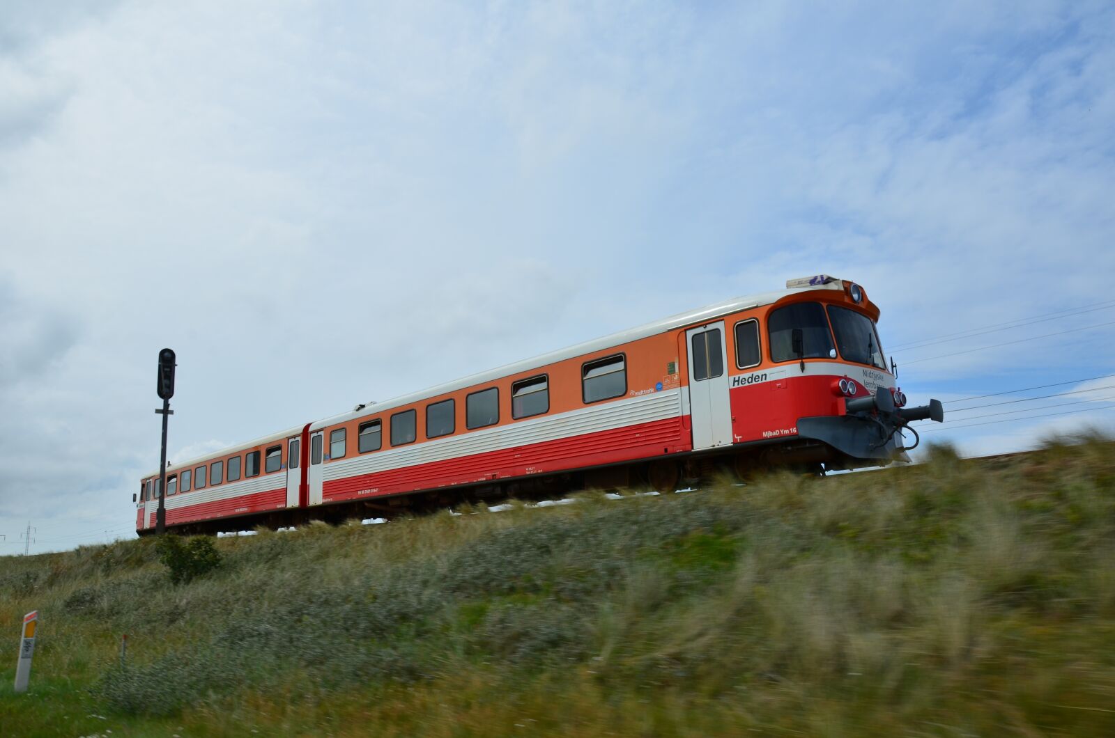 Nikon D5100 sample photo. Denmark, train, railway photography