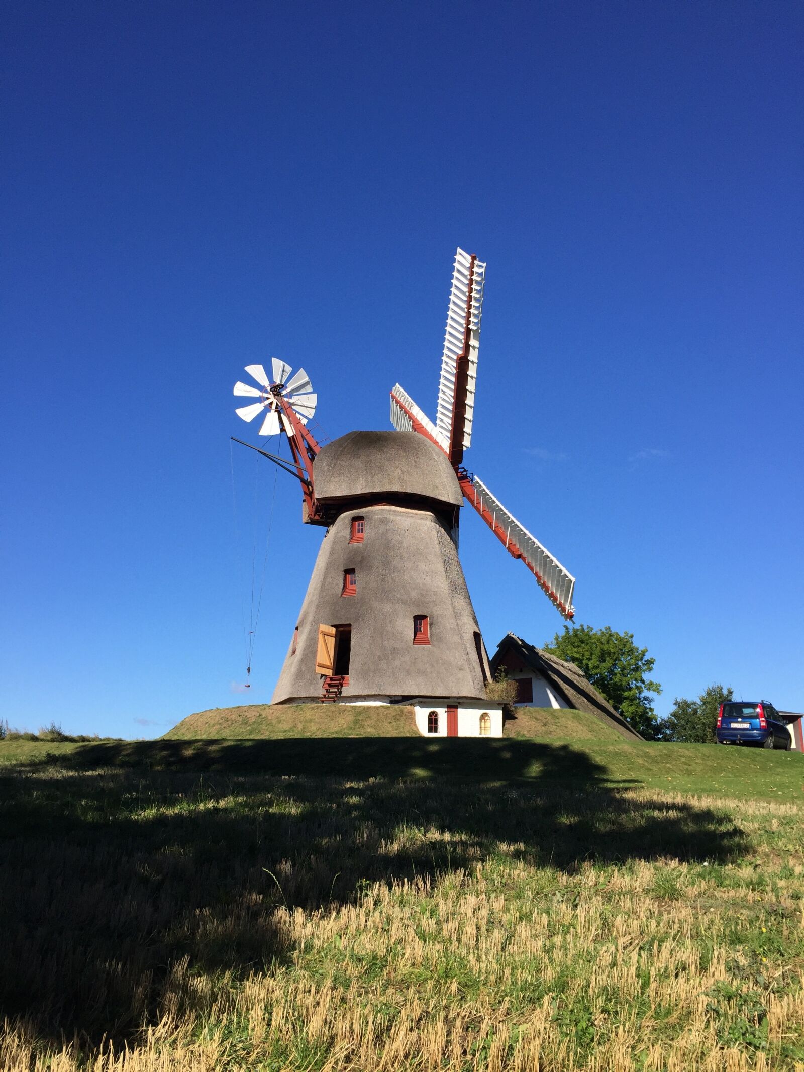 Apple iPhone 6 sample photo. Denmark, windmill, traditionally photography