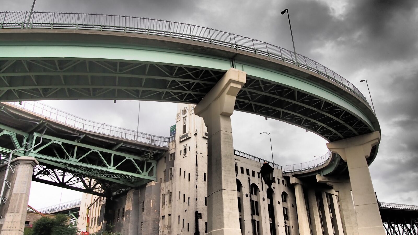Olympus PEN E-PL3 sample photo. Canada, bridge, montreal photography