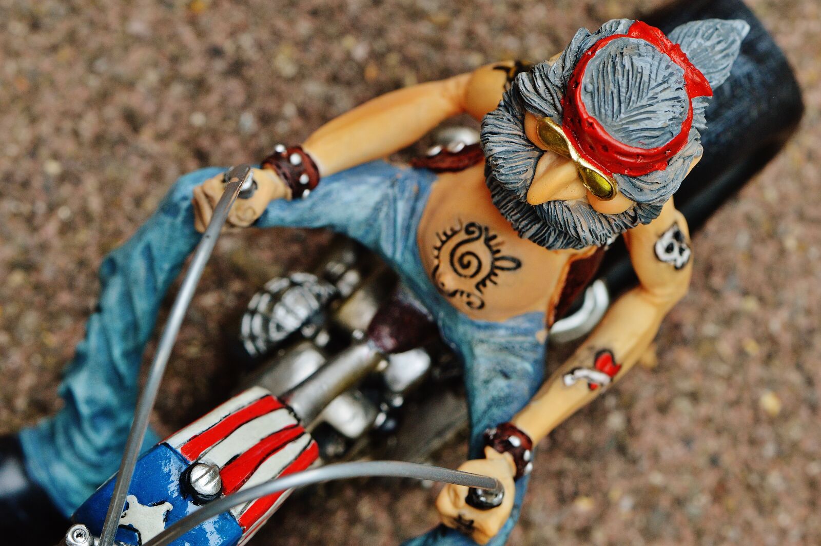 Nikon D3200 sample photo. Biker, bike, tattooed photography