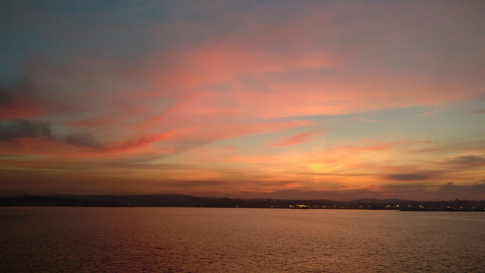 Xiaomi MI MAX 2 sample photo. La coruna, sea, sunset photography