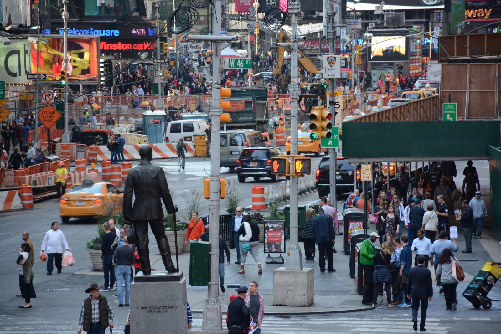 Nikon D7100 sample photo. Trafic, new york, people photography