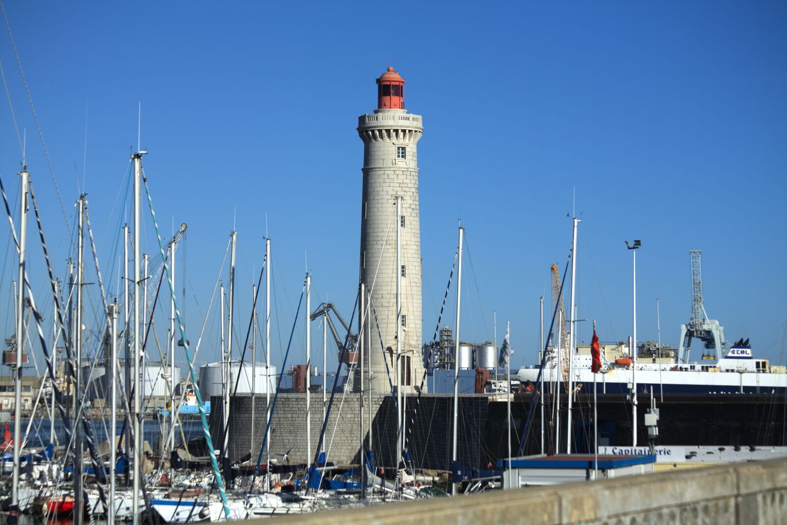 Canon EOS 5D Mark III sample photo. Lighthouse, sète, sea photography