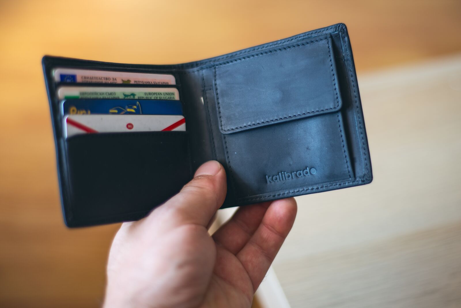 Nikon D610 sample photo. Wallet, mens wallet, leather photography