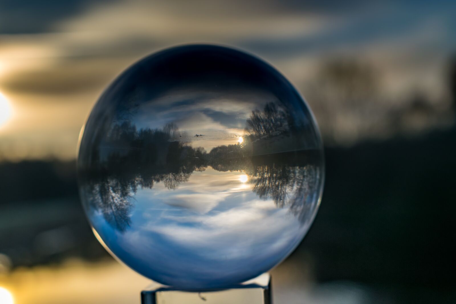 Nikon D5300 sample photo. Glass ball, ball, transparent photography