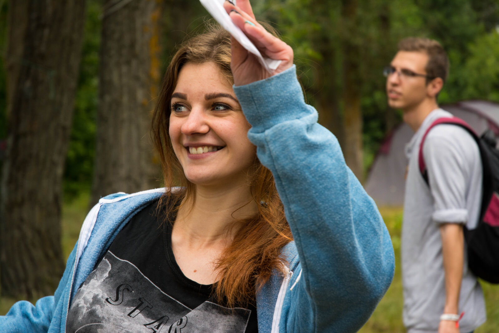 Nikon D7100 sample photo. Camp, dip, forest, pine photography
