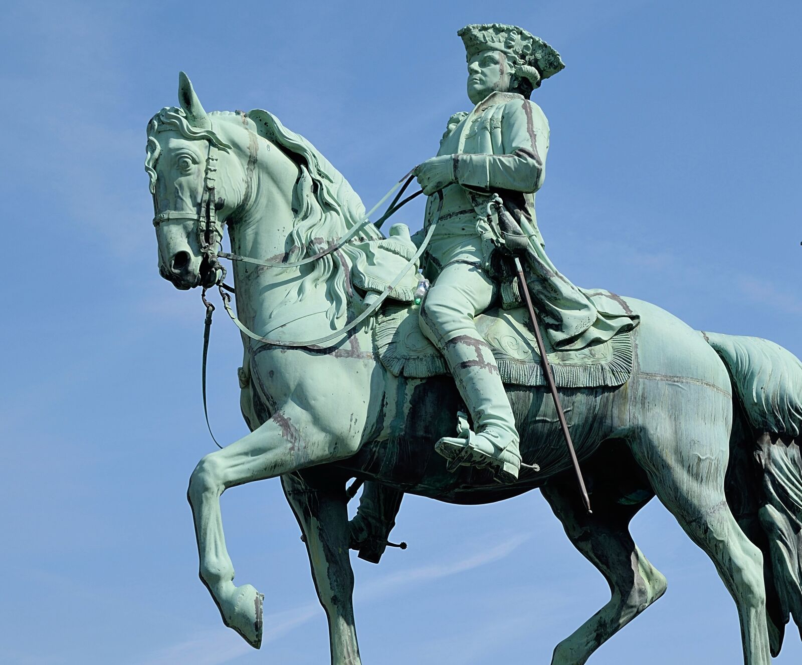 Nikon D3300 sample photo. Sculpture, rider with horse photography