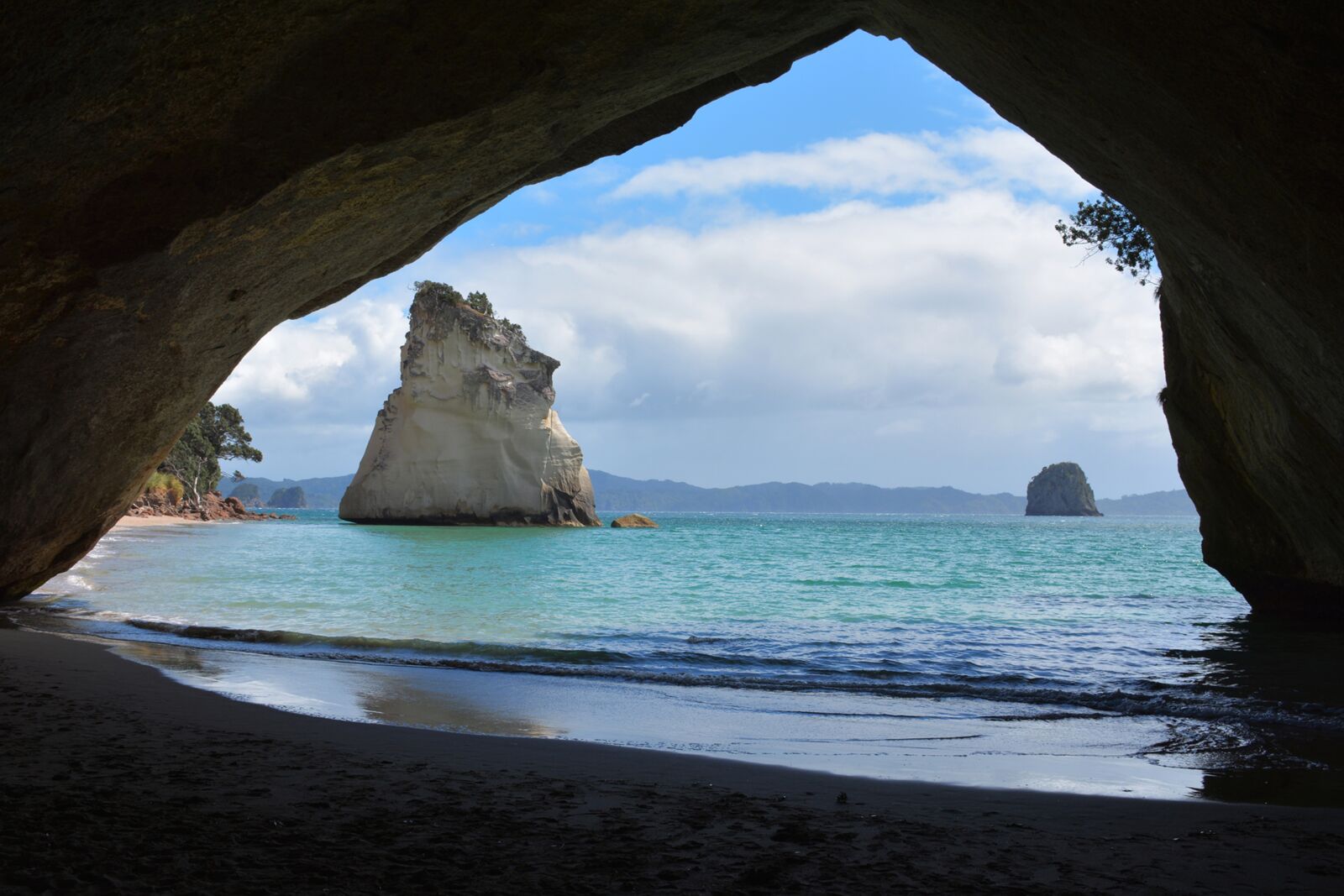 Nikon D7100 sample photo. Cathedral cove, new zealand photography